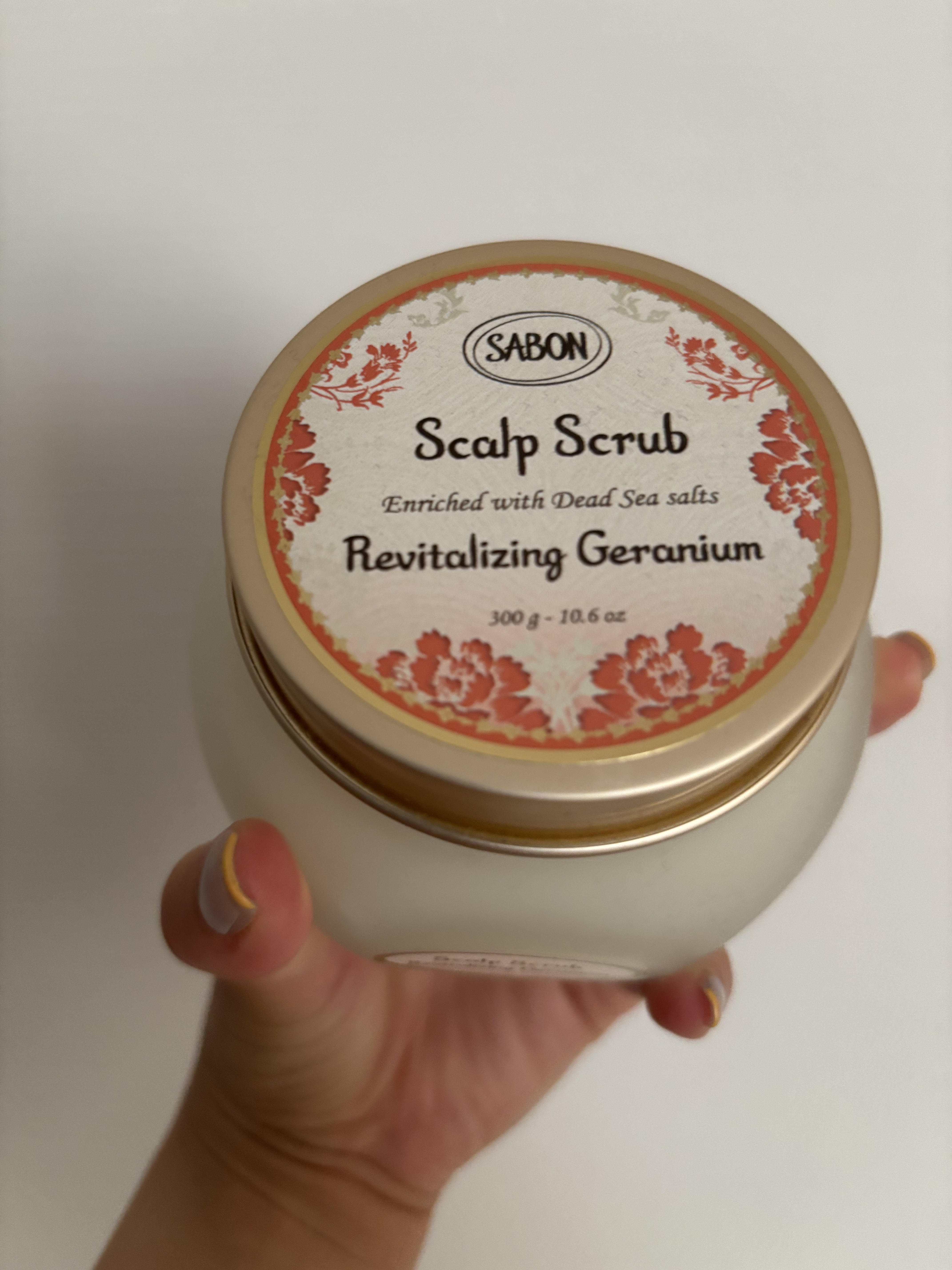 ヘッドスクラブ リプレニッシング(ゼラニウム)/SABON/ヘッドスクラブを使ったクチコミ（2枚目）