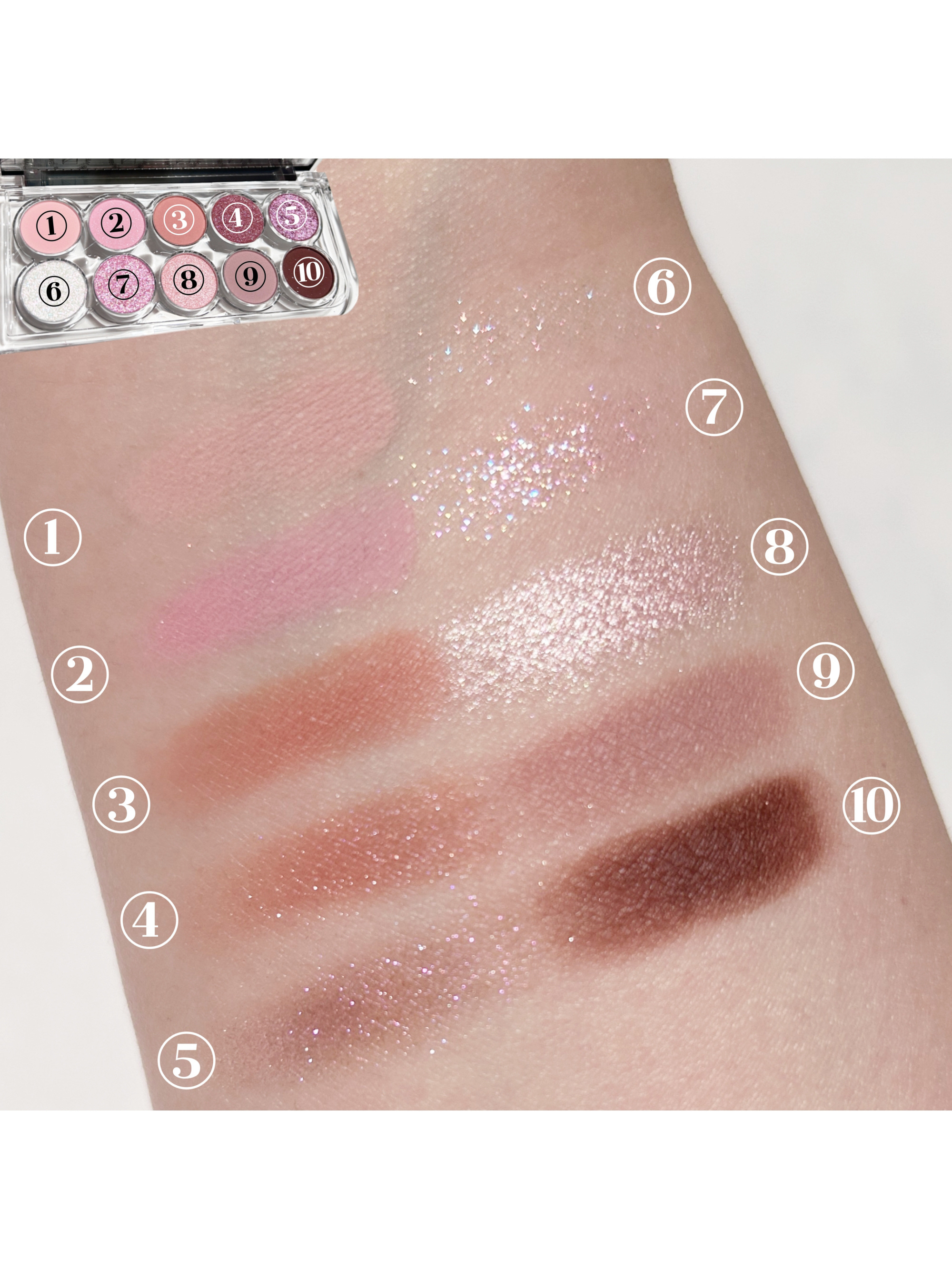 ライトオンアイズシャドウパレット/ルミル/アイシャドウパレットを使ったクチコミ（3枚目）