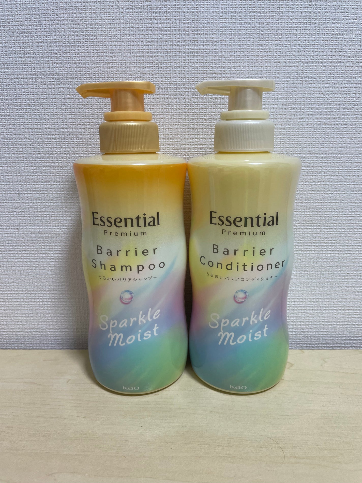 エッセンシャルプレミアム バリアシャンプー・コンディショナー スパークルモイスト/エッセンシャル/市販シャンプーを使ったクチコミ(1枚目)