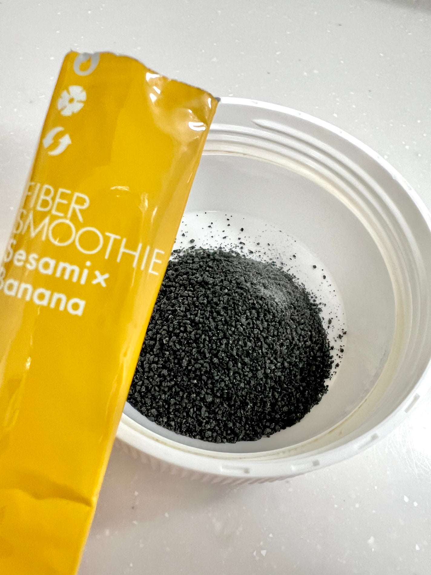 ファイバースムージー 黒ゴマバナナ/BODY ARCHI (ボディアーキ)/スムージーを使ったクチコミ(4枚目)