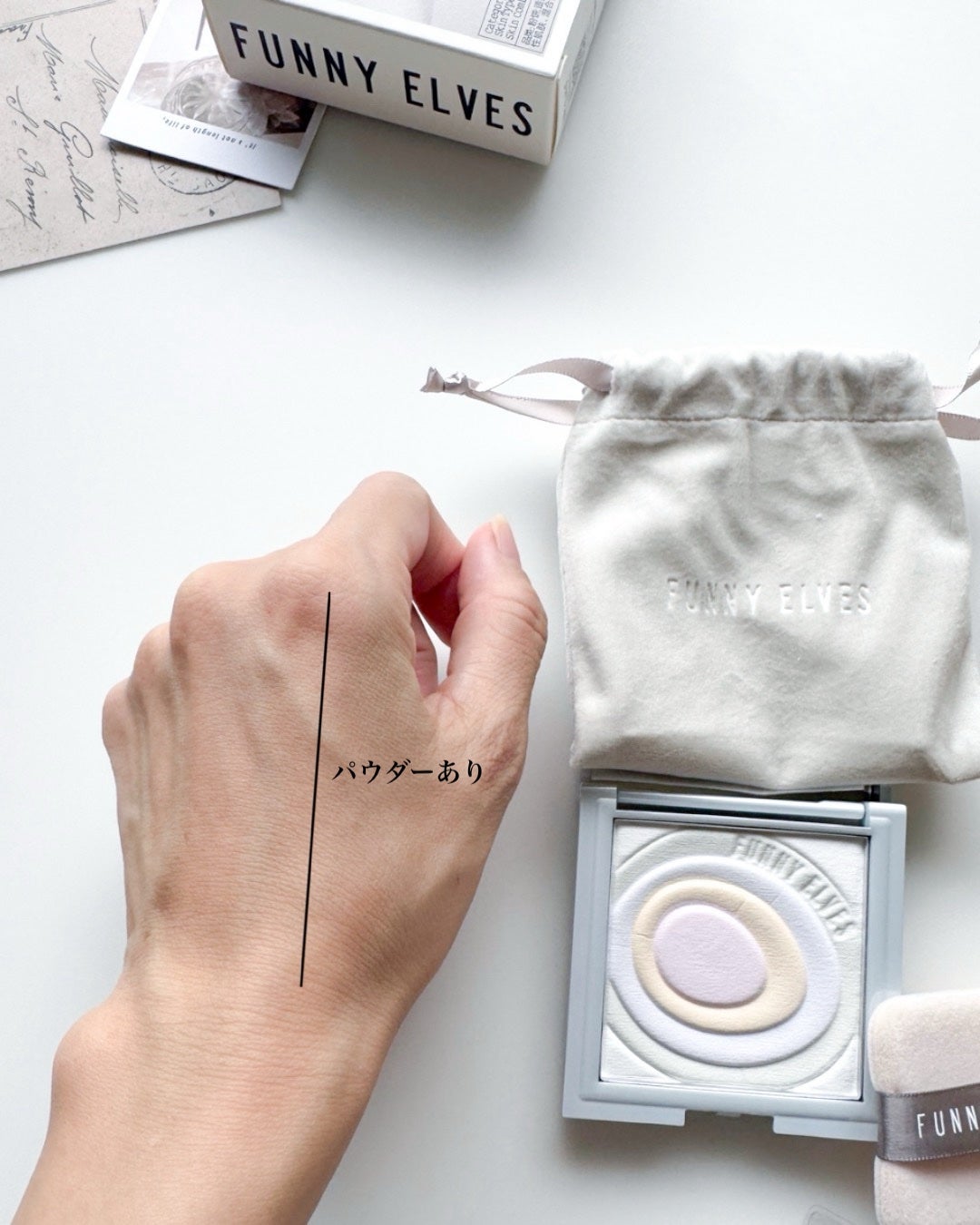 ネビュラ プレストパウダー/FUNNY ELVES方里/プレストパウダーを使ったクチコミ(3枚目)