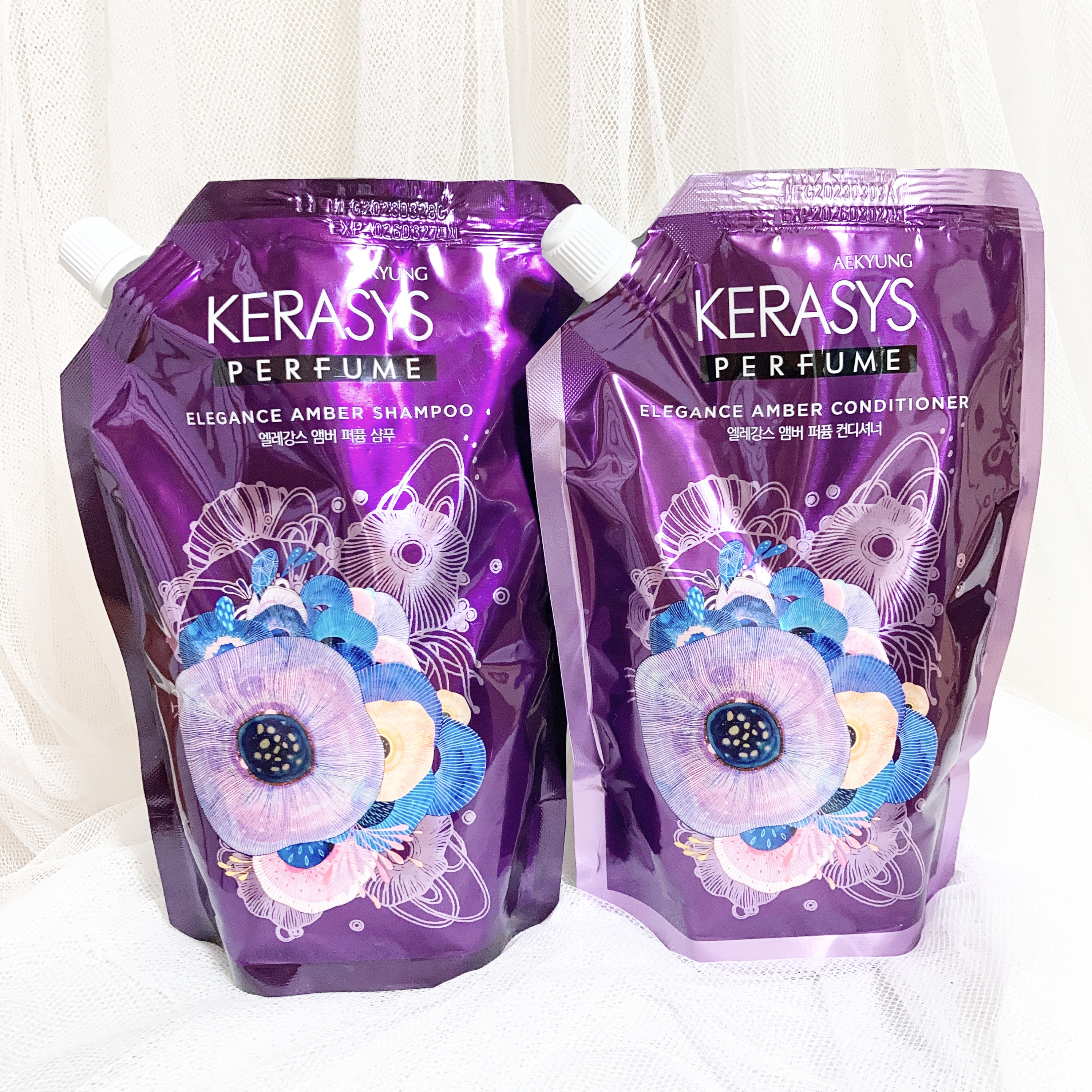 パフューム エレガンスアンバー シャンプー&コンディショナー コンディショナー詰め替え 500ml/KERASYS/シャンプー・コンディショナーを使ったクチコミ（1枚目）