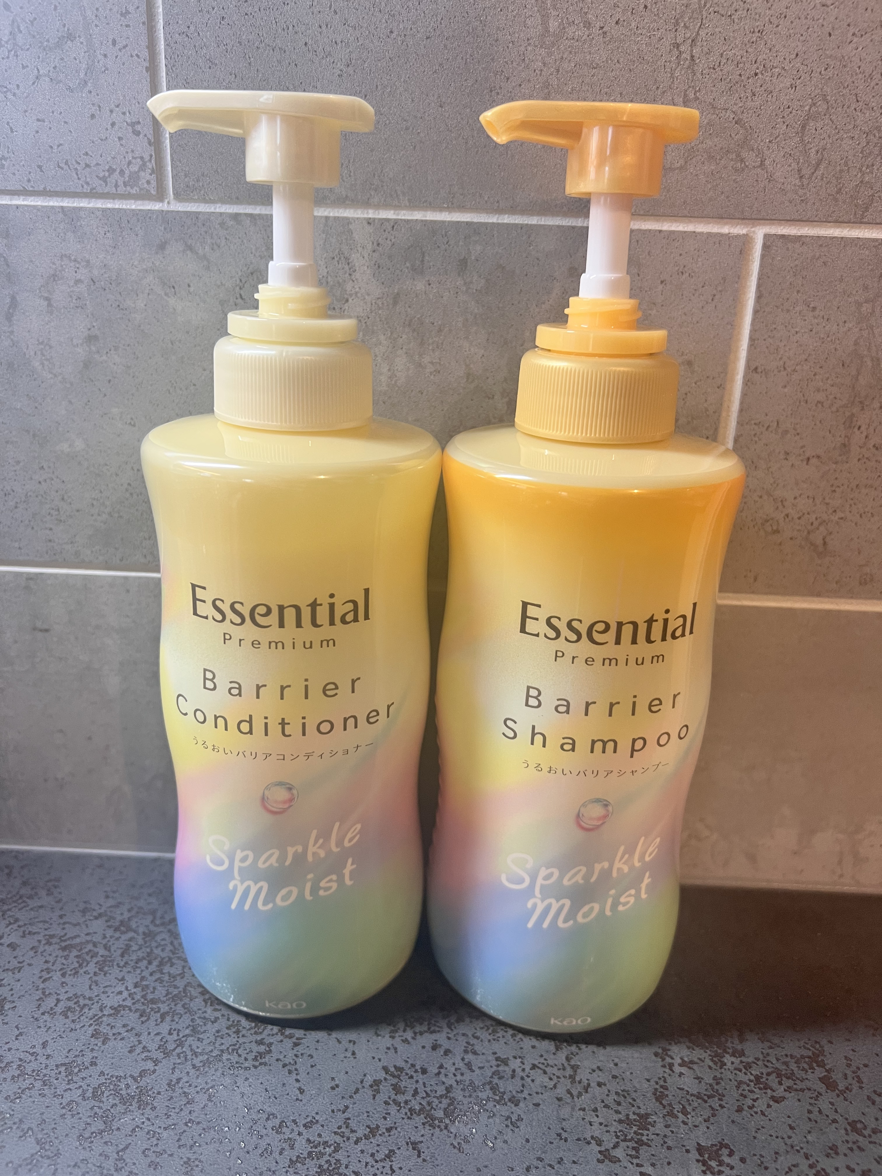 エッセンシャルプレミアム バリアシャンプー・コンディショナー スパークルモイスト/エッセンシャル/市販シャンプーを使ったクチコミ（1枚目）