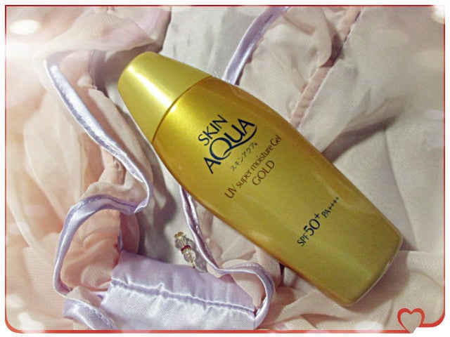 スーパーモイスチャージェルゴールド/スキンアクア/日焼け止めジェルを使ったクチコミ（2枚目）