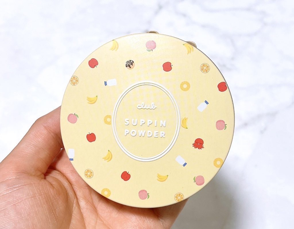 すっぴんパウダーCミックスジュースの香り/クラブ/プレストパウダーを使ったクチコミ（2枚目）