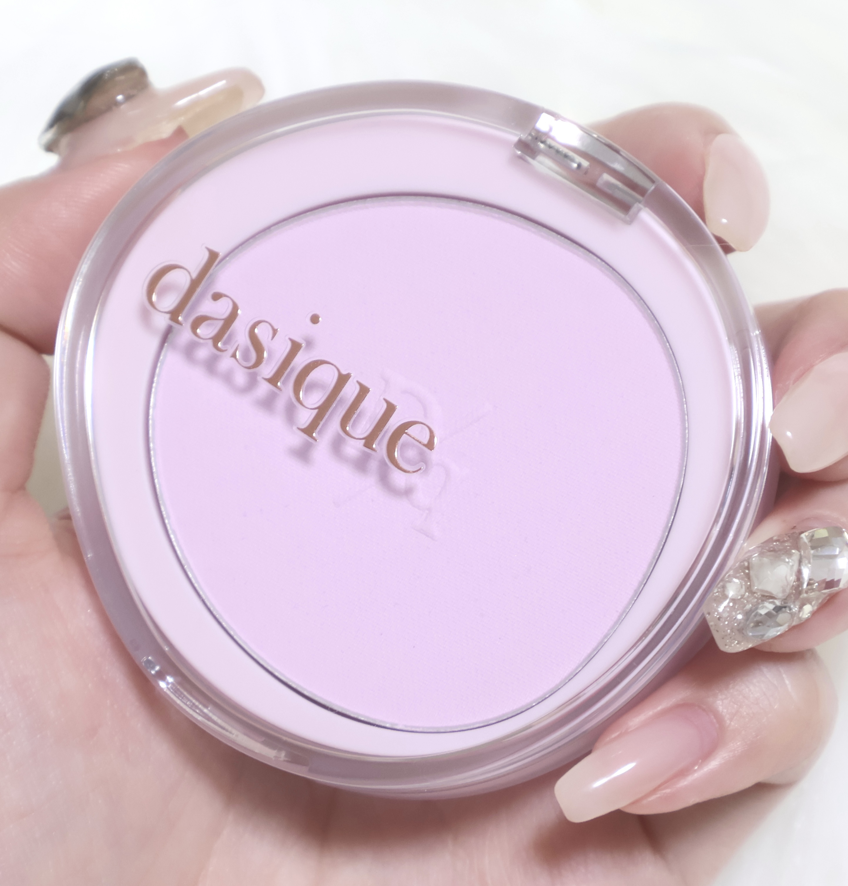 ソフトブラーチーク 06スウィートラベンダー/dasique/パウダーチークを使ったクチコミ（1枚目）