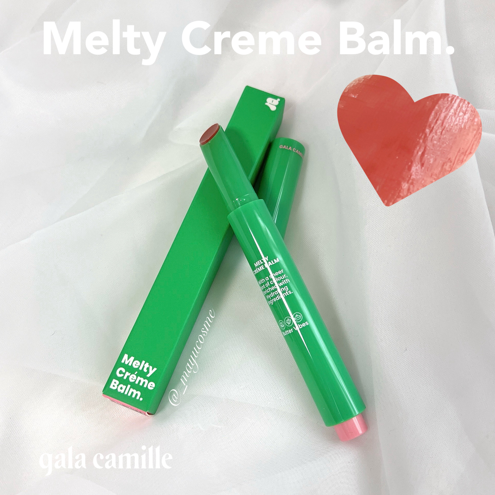 MELTY CREME BALM/Gala Camille/リップバームを使ったクチコミ（1枚目）