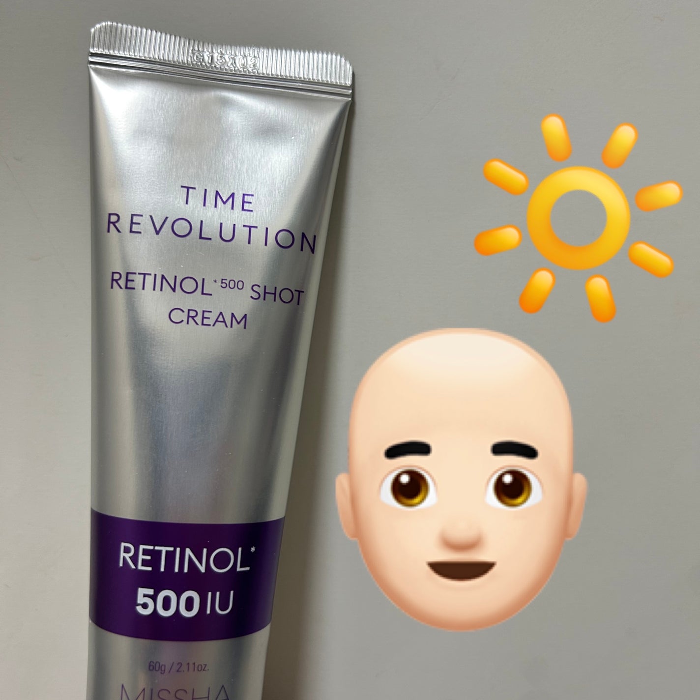 ミシャ タイムレボリューション レチ500ショットクリーム/MISSHA/フェイスクリームを使ったクチコミ(1枚目)