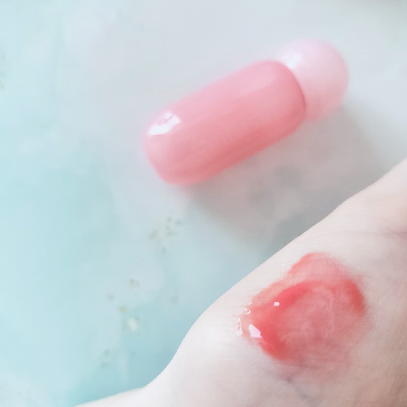 ジューシーデューイグロウティント/dasique/リップティントを使ったクチコミ(4枚目)