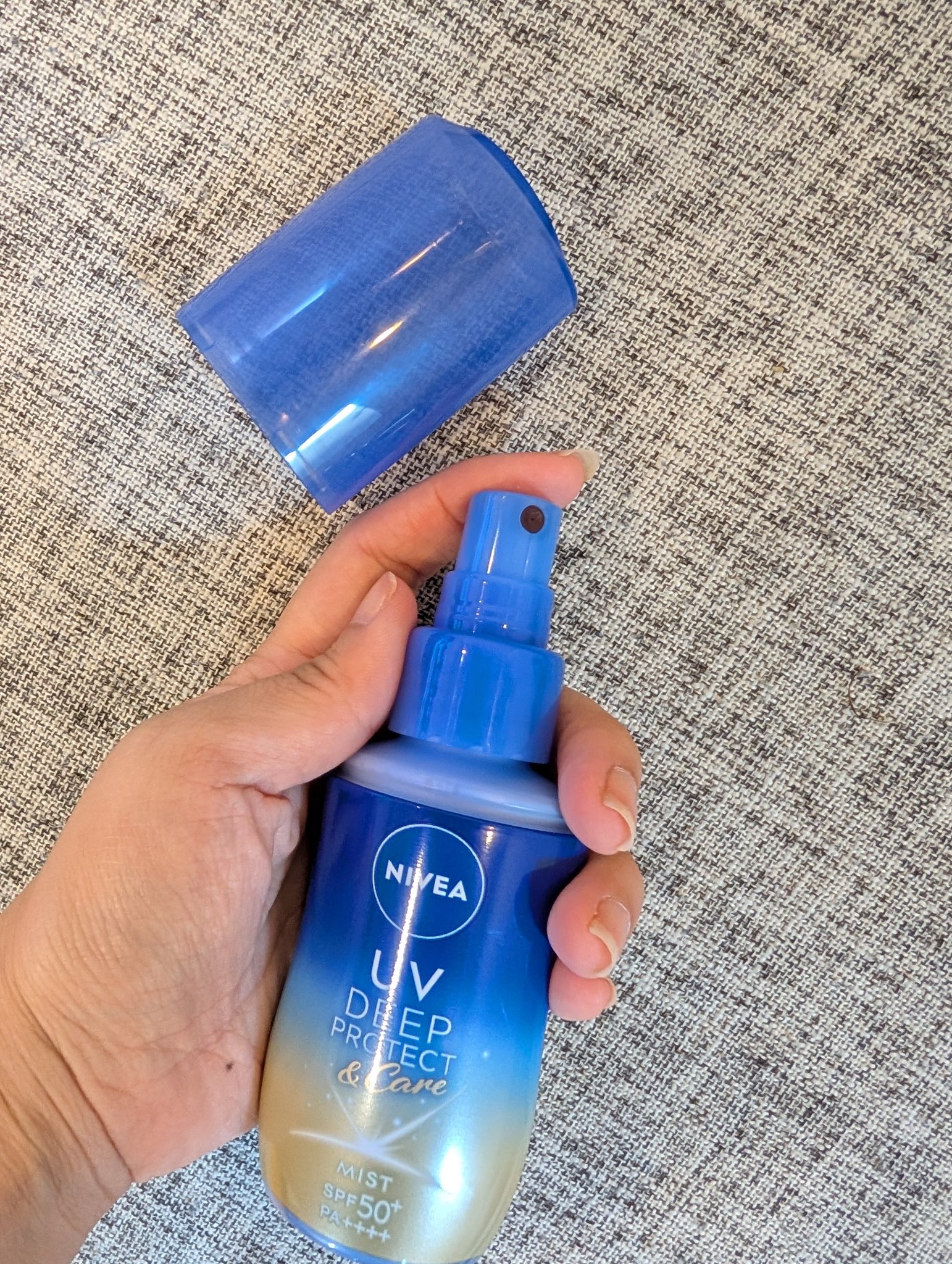 ニベアUV ディーププロテクト＆ケア ミルクミスト/ニベア/日焼け止めミスト・スプレーを使ったクチコミ（2枚目）