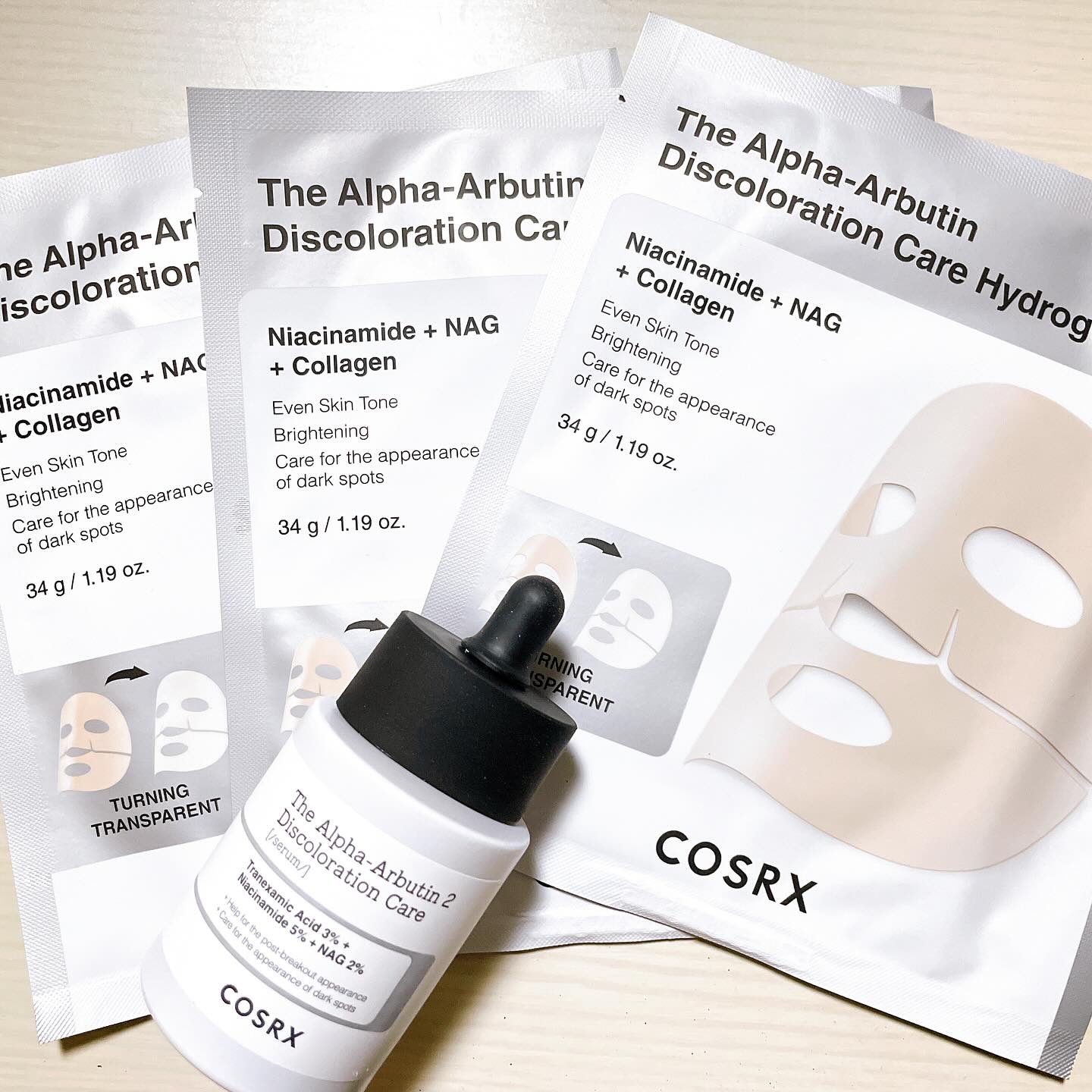 RXザ・アルファ アルブチン ハイドロゲルパック/COSRX/シートマスク・パックを使ったクチコミ（1枚目）