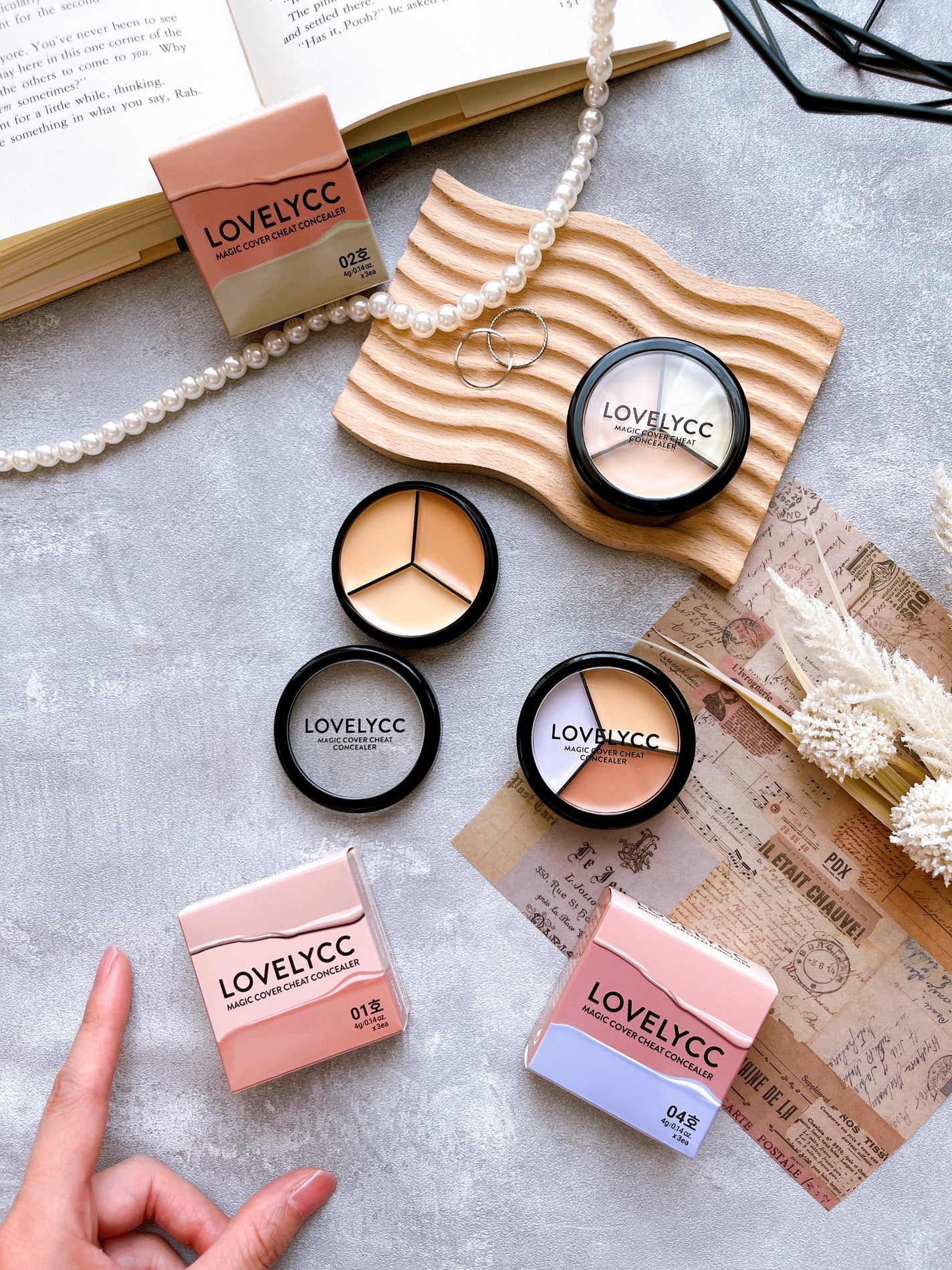 lovelycc マジックカバーチートコンシーラー/LOVELYCC/パレットコンシーラーを使ったクチコミ(1枚目)