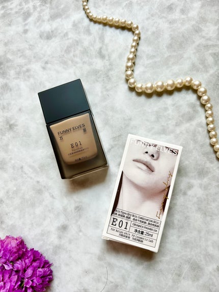 ロングウェア アクア ファンデーション E01/FUNNY ELVES方里/リキッドファンデーションの画像