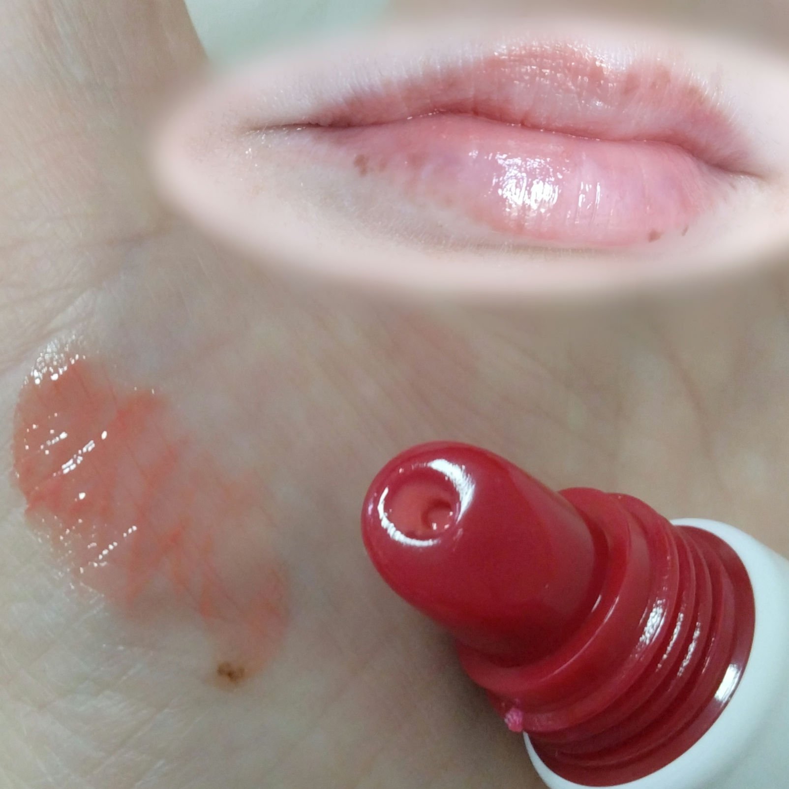 PDRN UV Lip Protector/LEADERS/リップグロスを使ったクチコミ（3枚目）