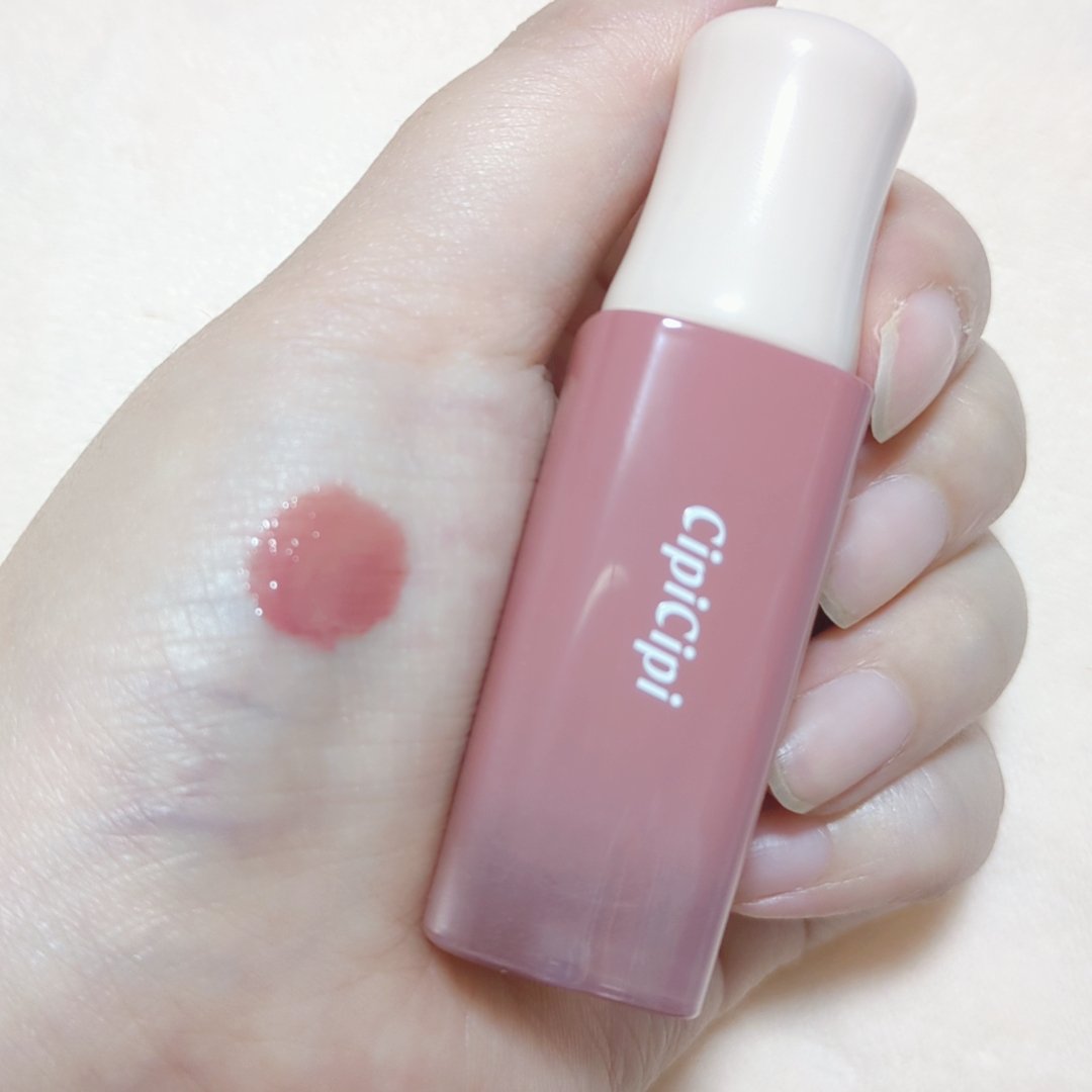 デューイフィルムティント 02 さくらダスティ/CipiCipi/リップティントを使ったクチコミ（2枚目）