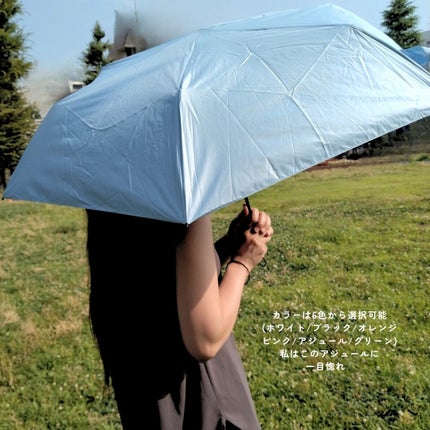 コンパクト晴雨傘/deardoris/日傘を使ったクチコミ(5枚目)