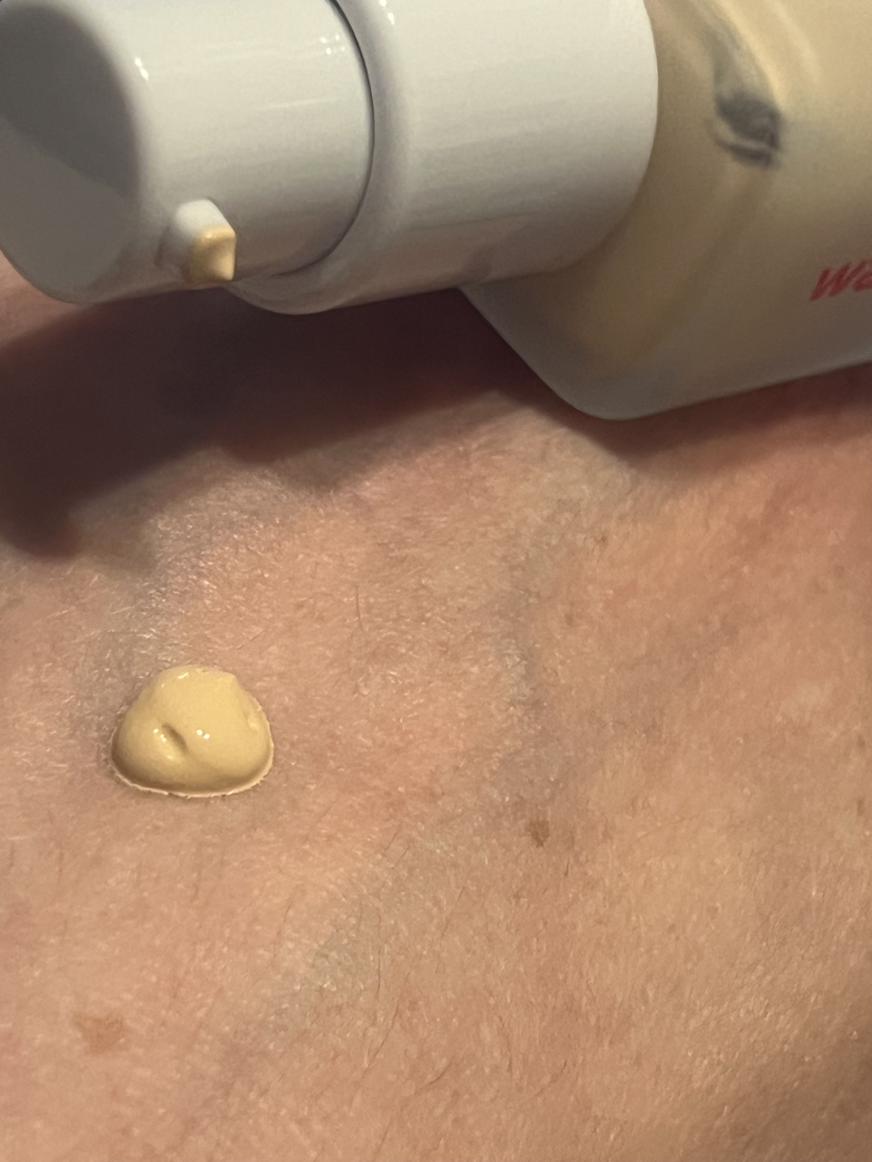 Spatula Wide Foundation Brush/wakemake/メイクブラシを使ったクチコミ（2枚目）