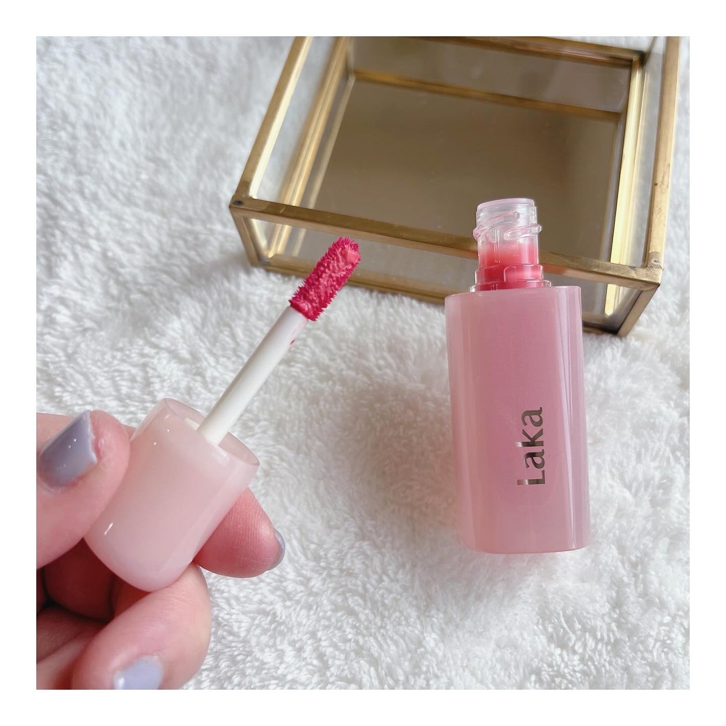 ポッピングバルーンティント/Laka/リップティントを使ったクチコミ(2枚目)