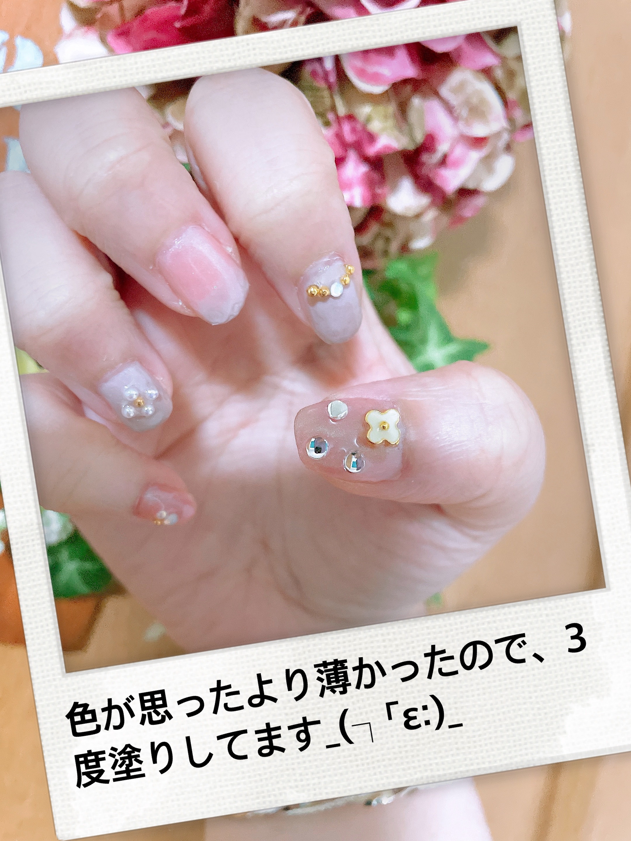 ミニネイル PK20 虹色幸運(ハピラキ)/パラドゥ/マニキュアを使ったクチコミ（2枚目）