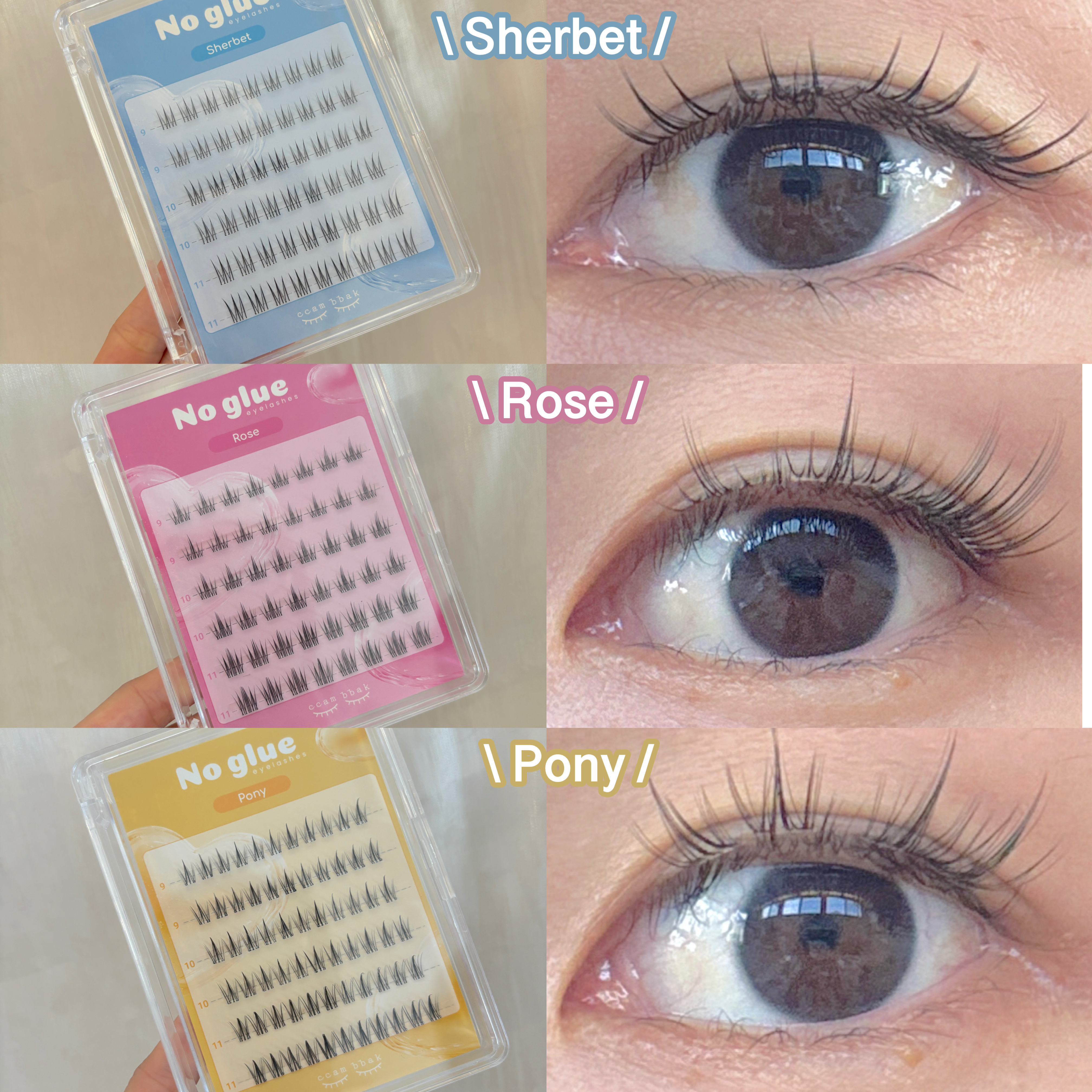 ノーグルーラッシュ/CCAM BBAK/つけまつげを使ったクチコミ（2枚目）