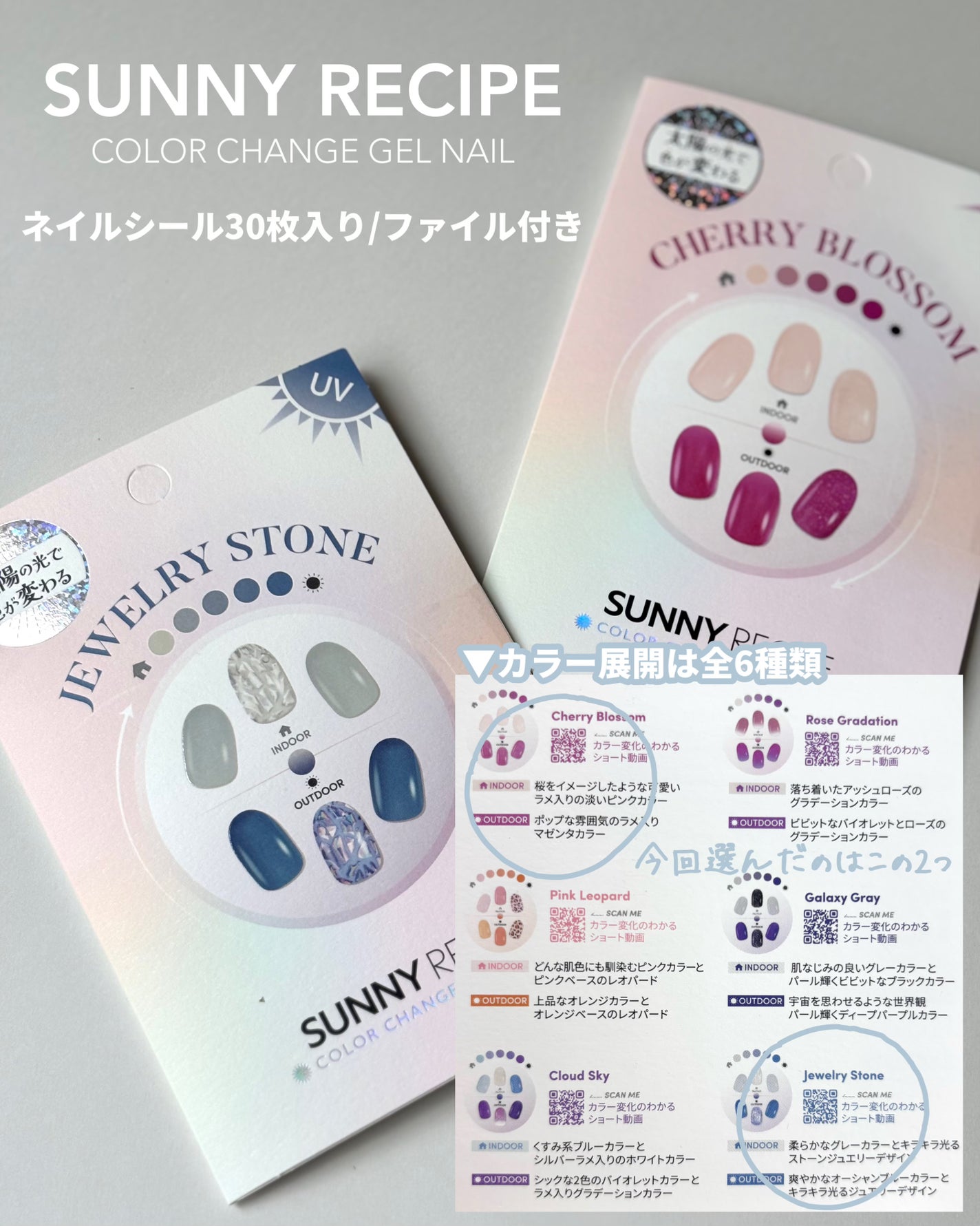 SUNNY RECIPE COLOR CHANGE GEL NAIL/SUNNY RECIPE/ネイルシールを使ったクチコミ(3枚目)