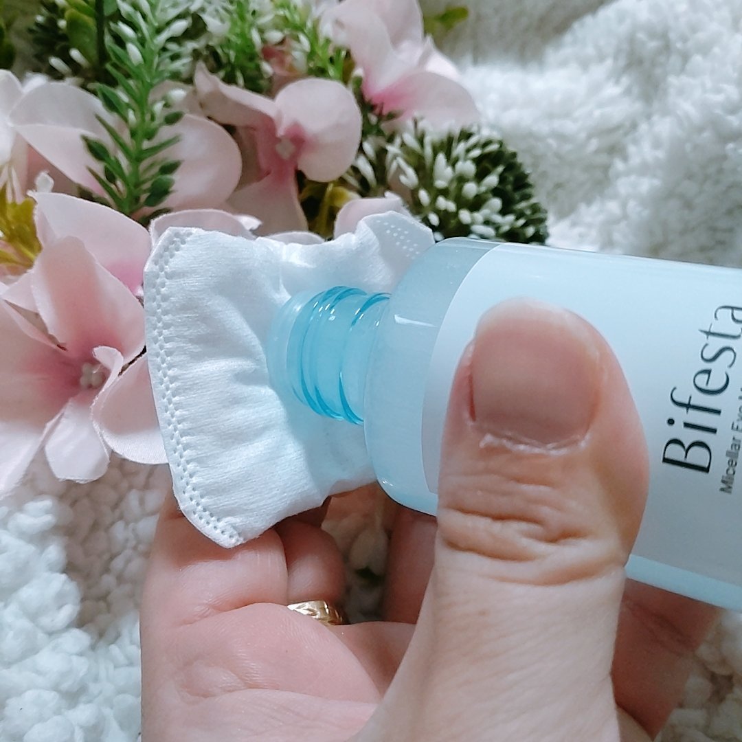 ミセラーアイメイクアップリムーバー/ビフェスタ/ポイントメイクリムーバーを使ったクチコミ（3枚目）
