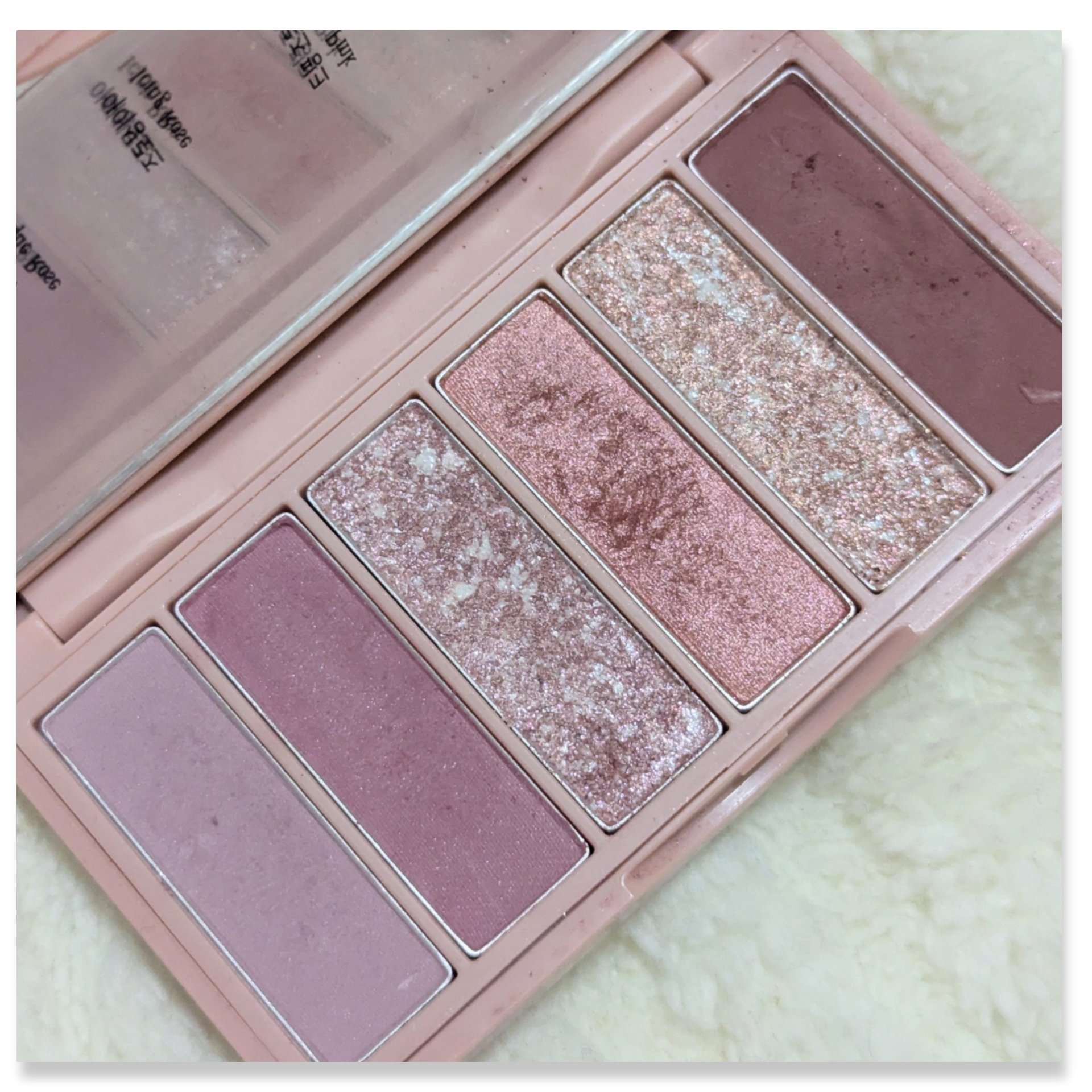 プレイカラーアイズミニ　ローズボム/ETUDE/アイシャドウパレットを使ったクチコミ（3枚目）