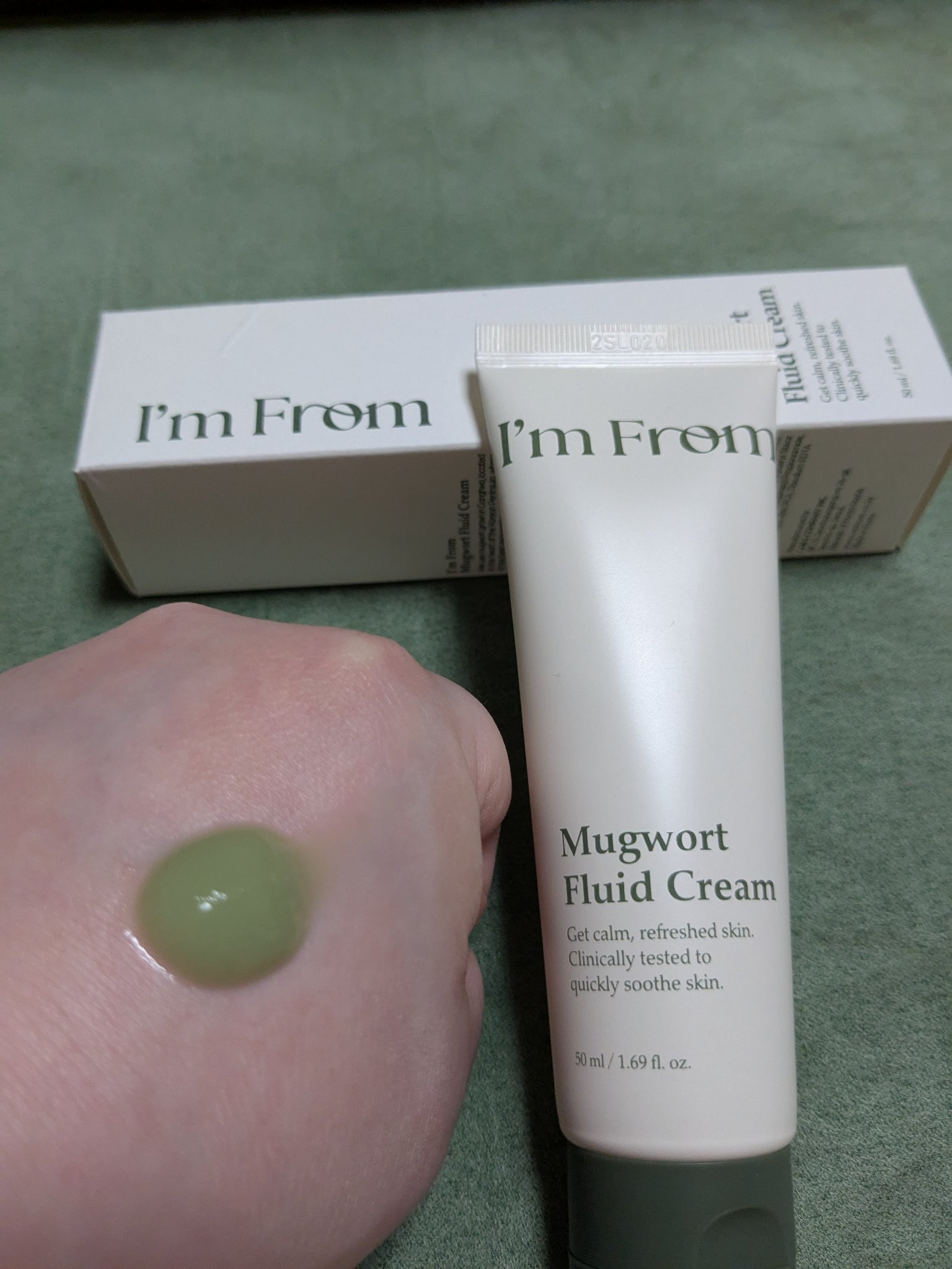 MUGWORT CREAM/I&#39;m from/フェイスクリームを使ったクチコミ（2枚目）