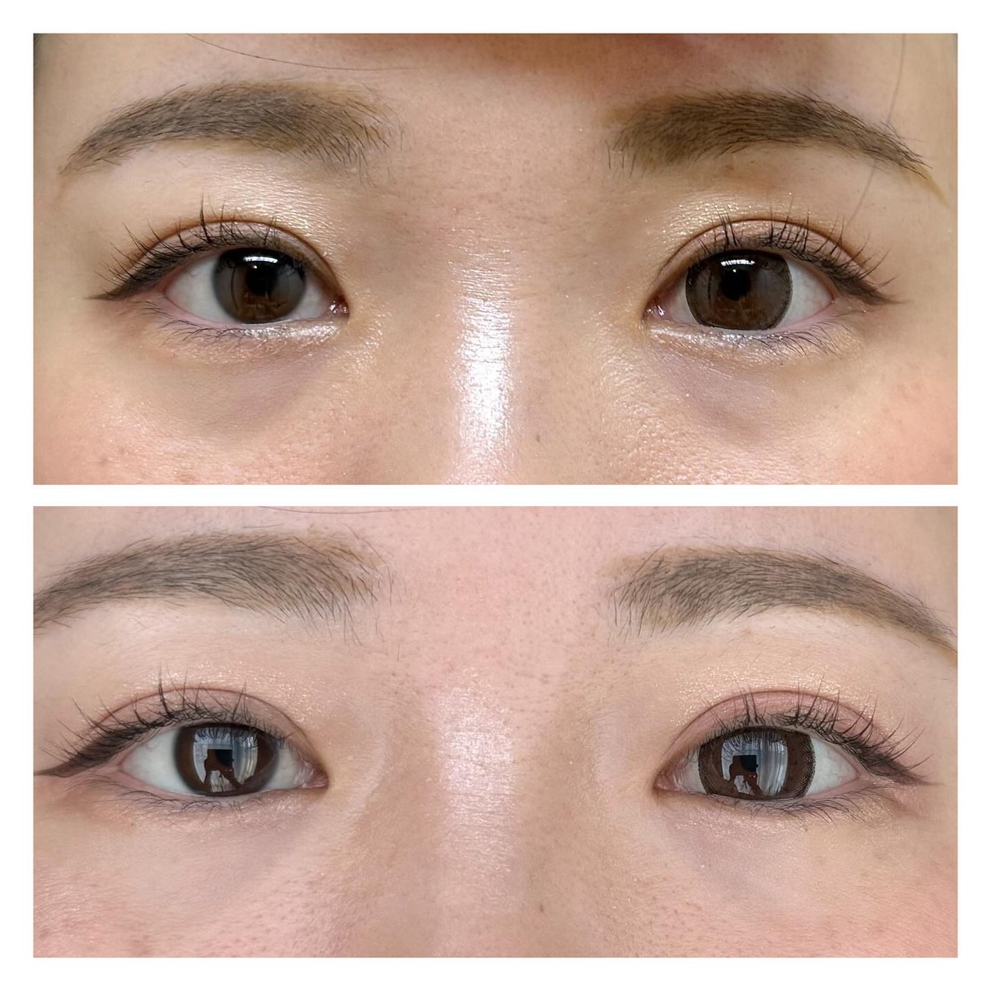 JILL Chocolat/グラムレンズ/カラーコンタクトレンズを使ったクチコミ(2枚目)