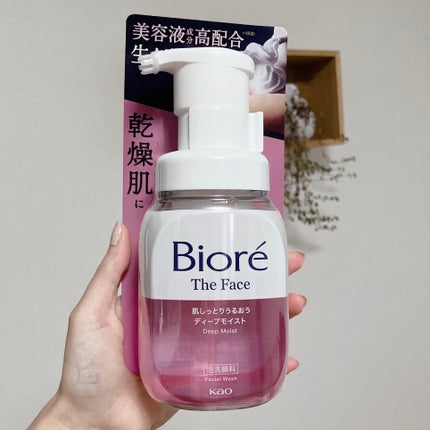 ビオレ ザフェイス 泡洗顔料 ディープモイスト/ビオレ/泡洗顔を使ったクチコミ(1枚目)