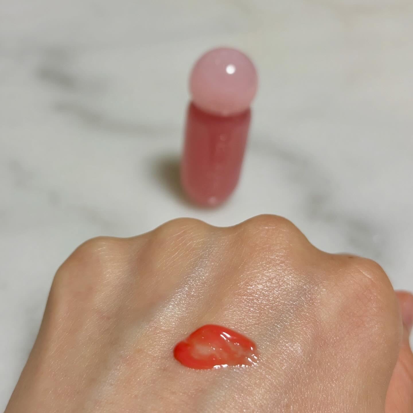 ジューシーデューイグロウティント/dasique/リップティントを使ったクチコミ（3枚目）