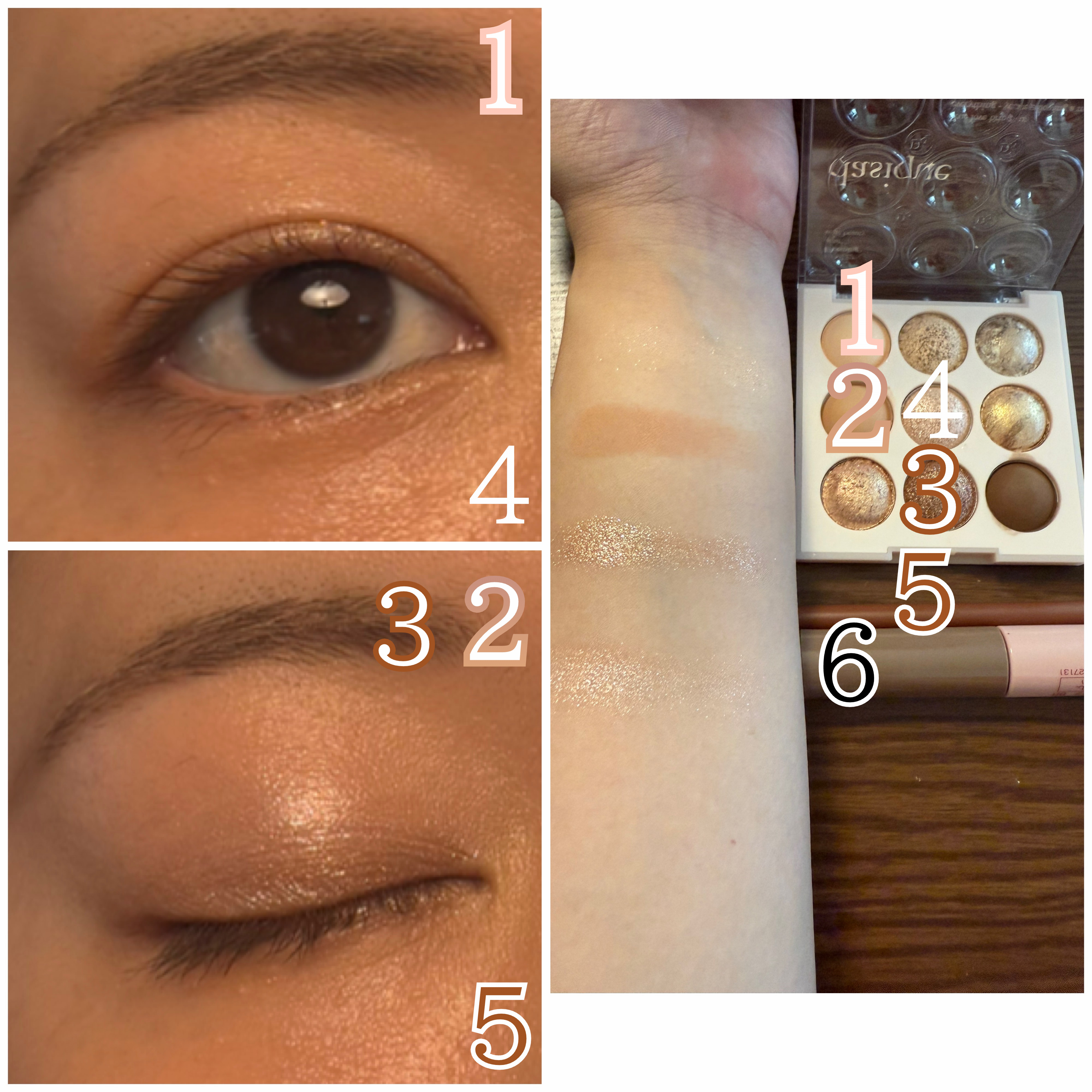 シャドウパレット/dasique/アイシャドウパレットを使ったクチコミ（2枚目）