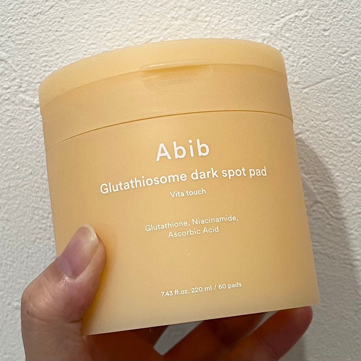 グルタチオンソームダークスポットパッドビタタッチ/Abib /トナーパッドを使ったクチコミ(1枚目)
