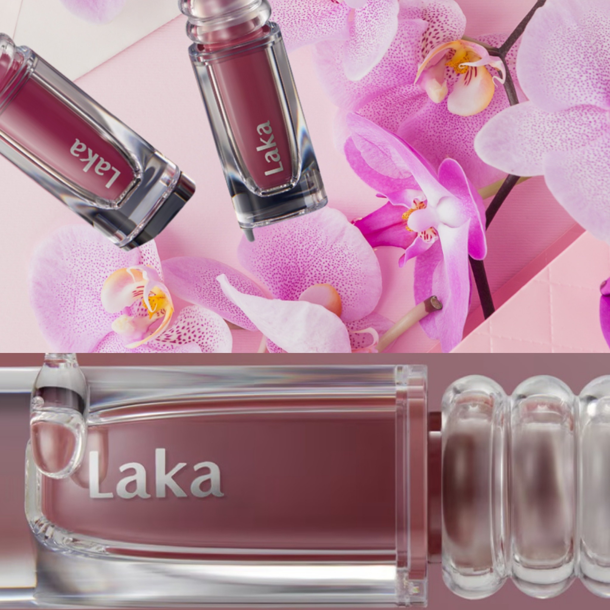 ラカ　マキシグレイヤーティント ＃604　ミスティー/Laka/リップティントを使ったクチコミ（1枚目）