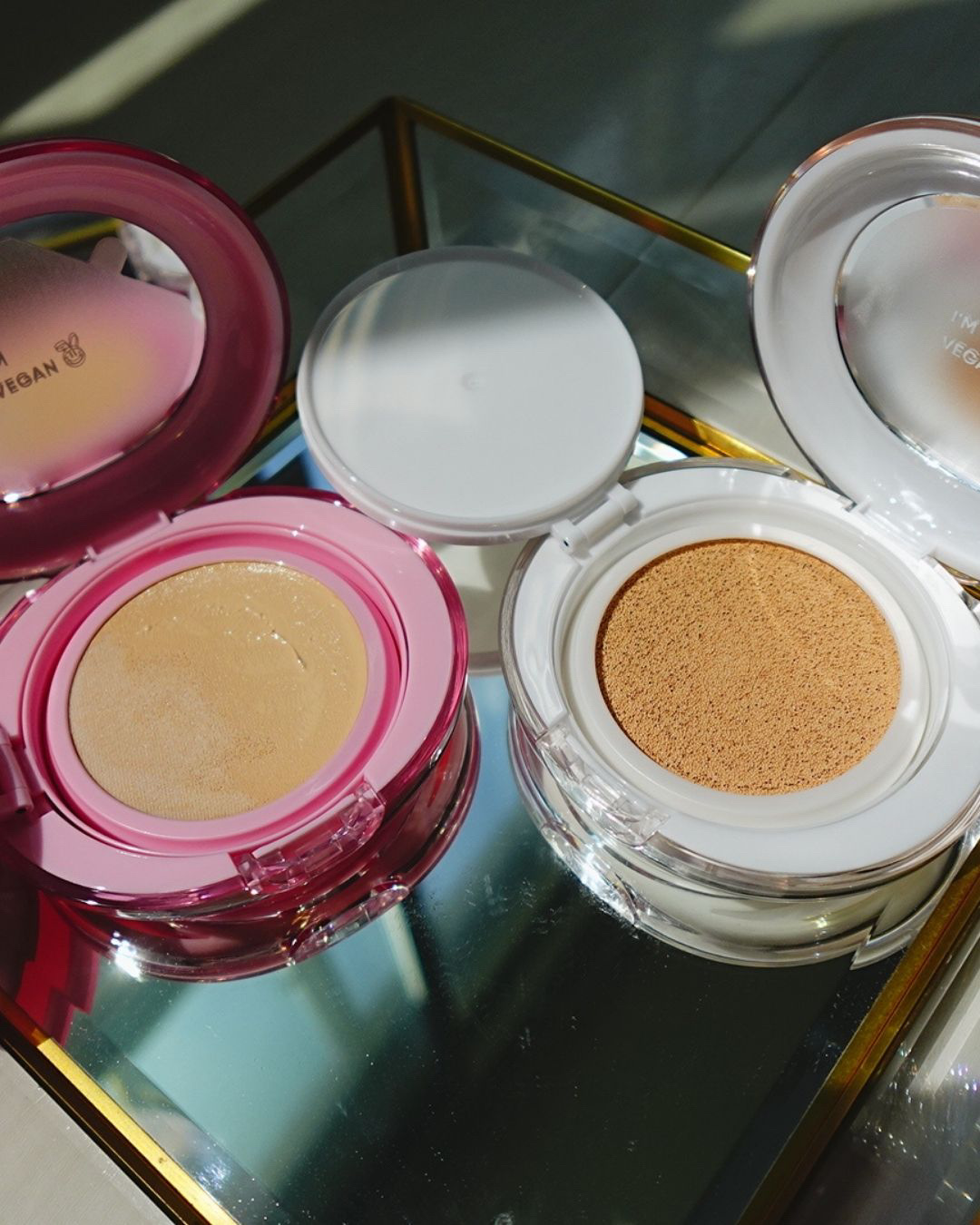 デューパワーヴィーガンクッション/AMUSE/クッションファンデーションを使ったクチコミ（3枚目）