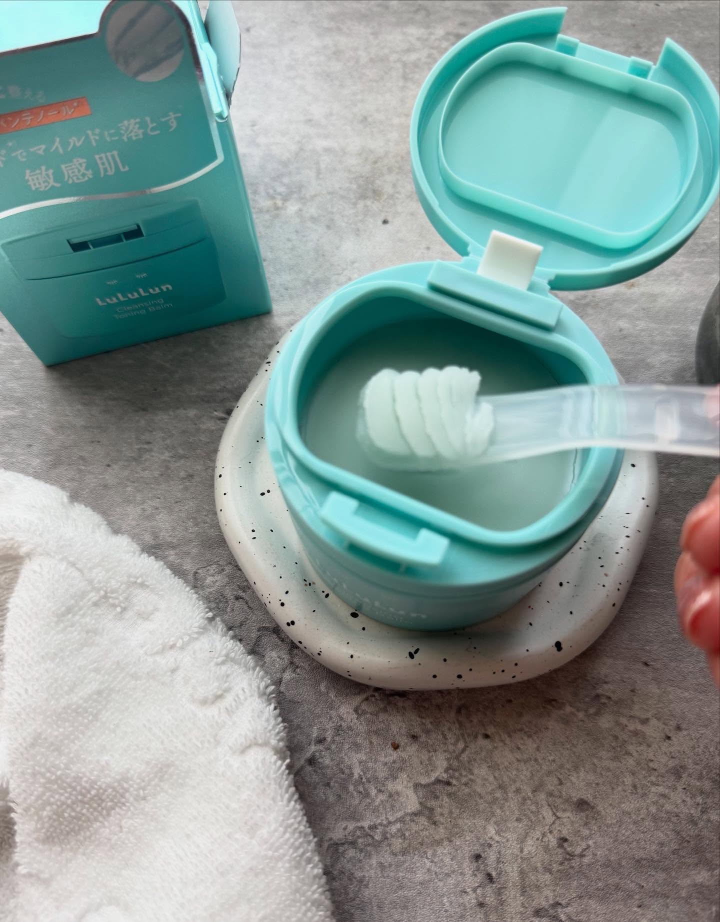 ルルルンクレンジング トーニングバーム MILD BLUE/ルルルン/クレンジングバームを使ったクチコミ（3枚目）