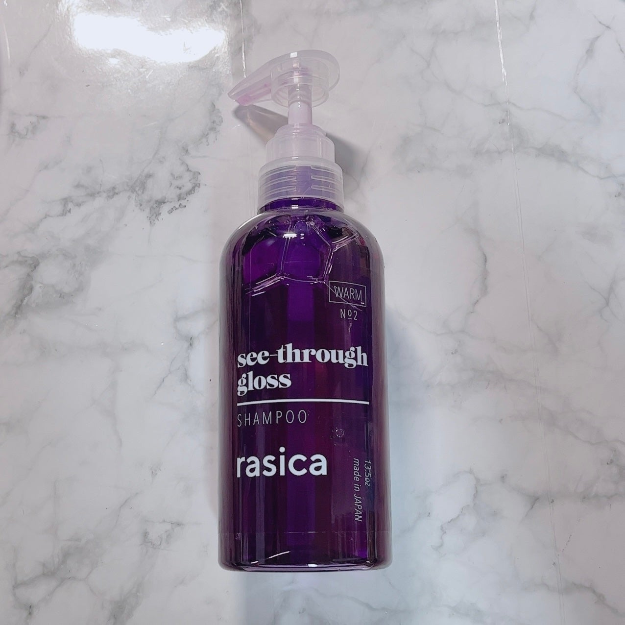 シースルーグロスシャンプー/トリートメント/rasica/市販シャンプーを使ったクチコミ(1枚目)