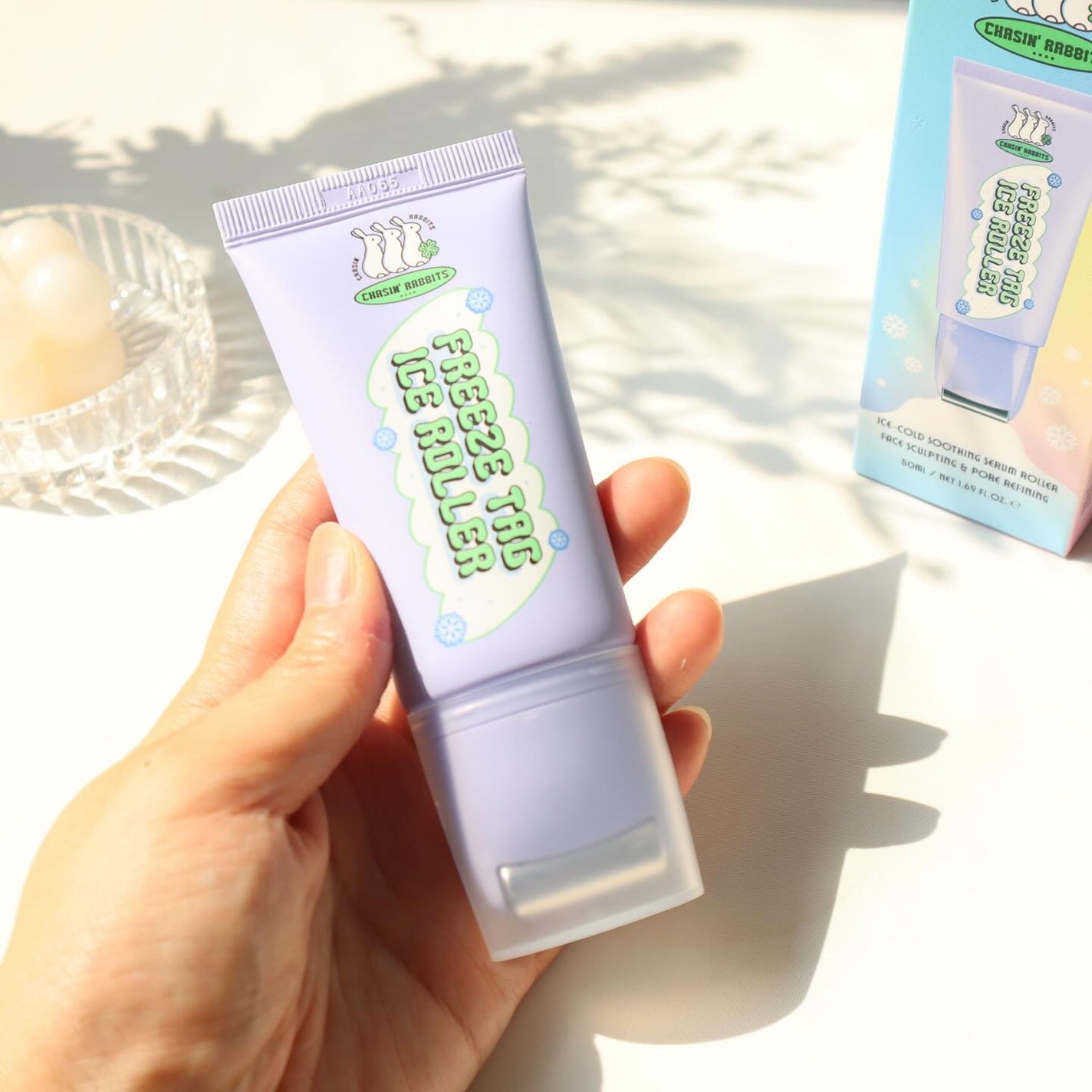 フリーズタグアイスローラー/CHASIN'RABBITS/美容液を使ったクチコミ(3枚目)