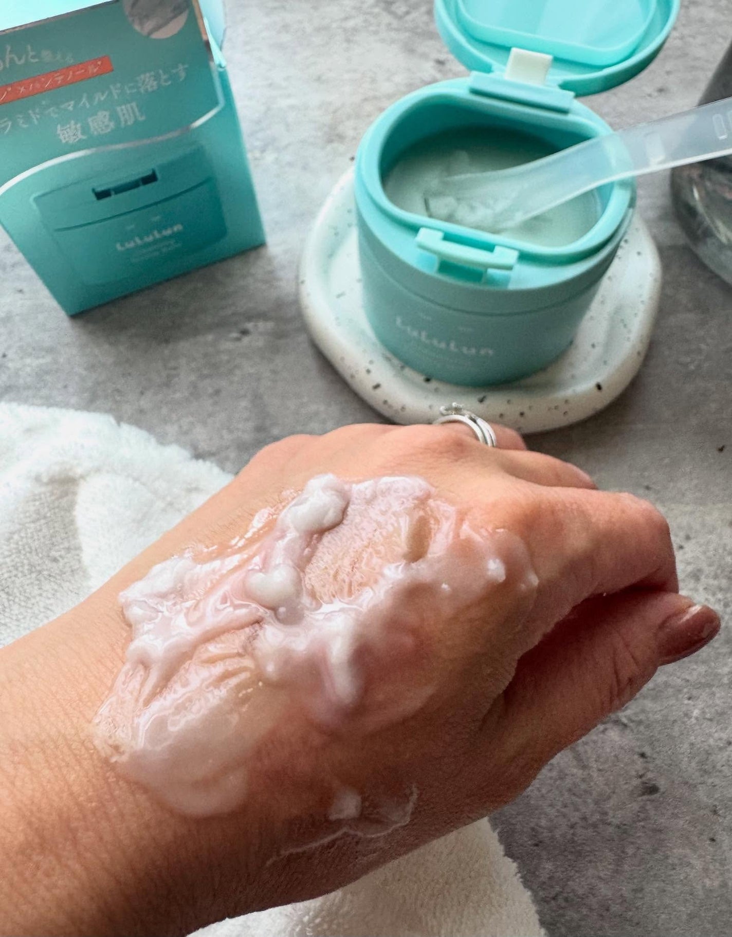 ルルルンクレンジング トーニングバーム MILD BLUE/ルルルン/クレンジングバームを使ったクチコミ(6枚目)
