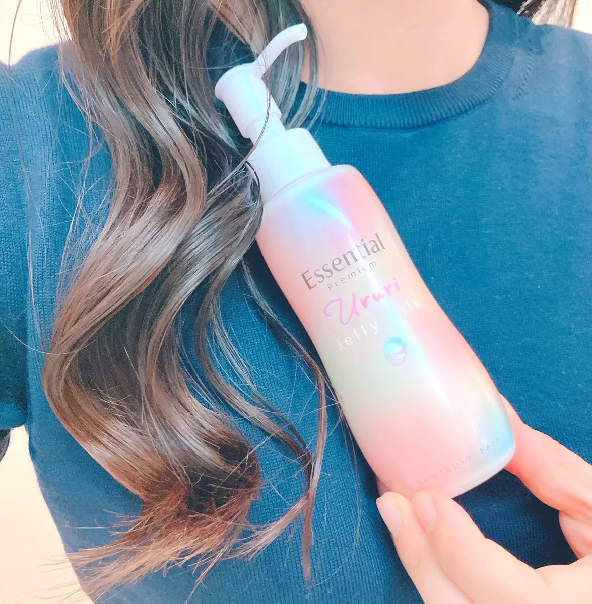 エッセンシャル プレミアム うるりジェリーミルク/エッセンシャル/ヘアミルクを使ったクチコミ（3枚目）