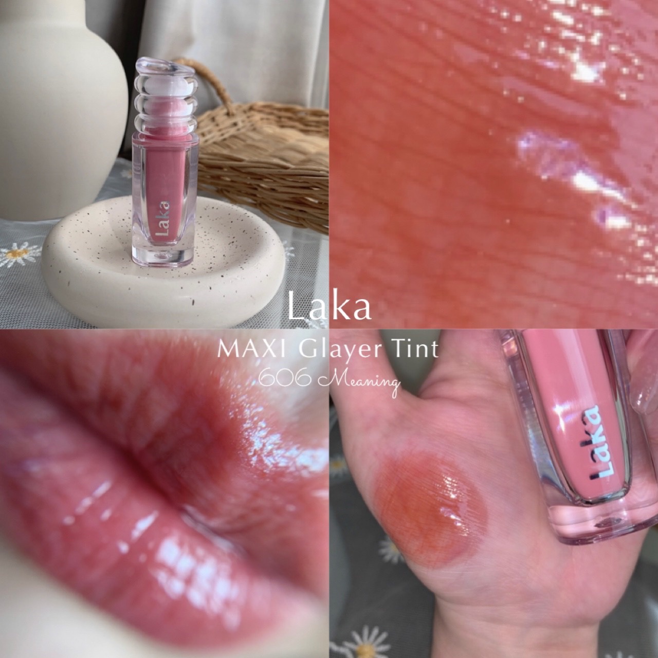 ラカ　マキシグレイヤーティント ＃606　ミーニング/Laka/リップティントを使ったクチコミ（1枚目）