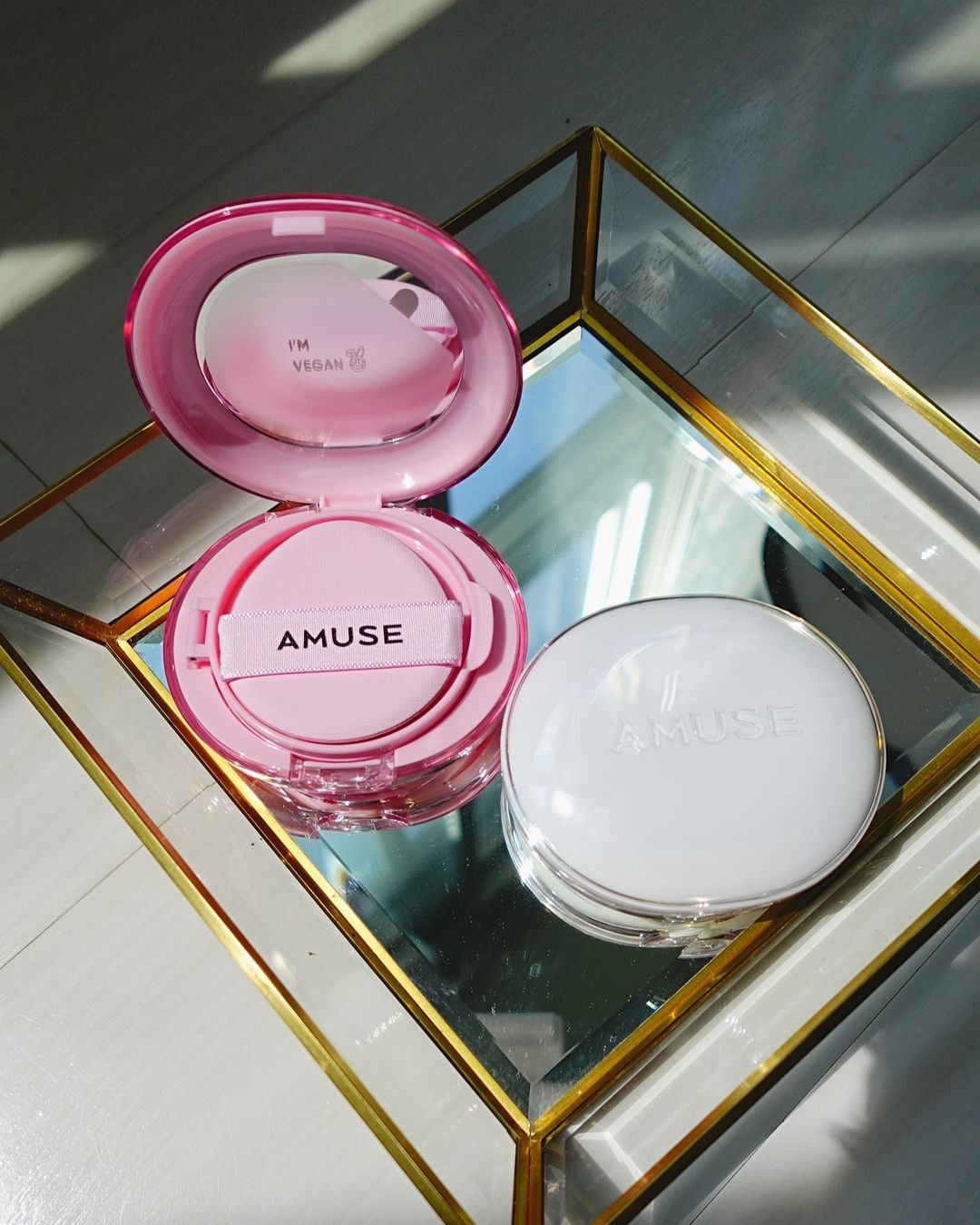 デューパワーヴィーガンクッション/AMUSE/クッションファンデーションを使ったクチコミ（2枚目）