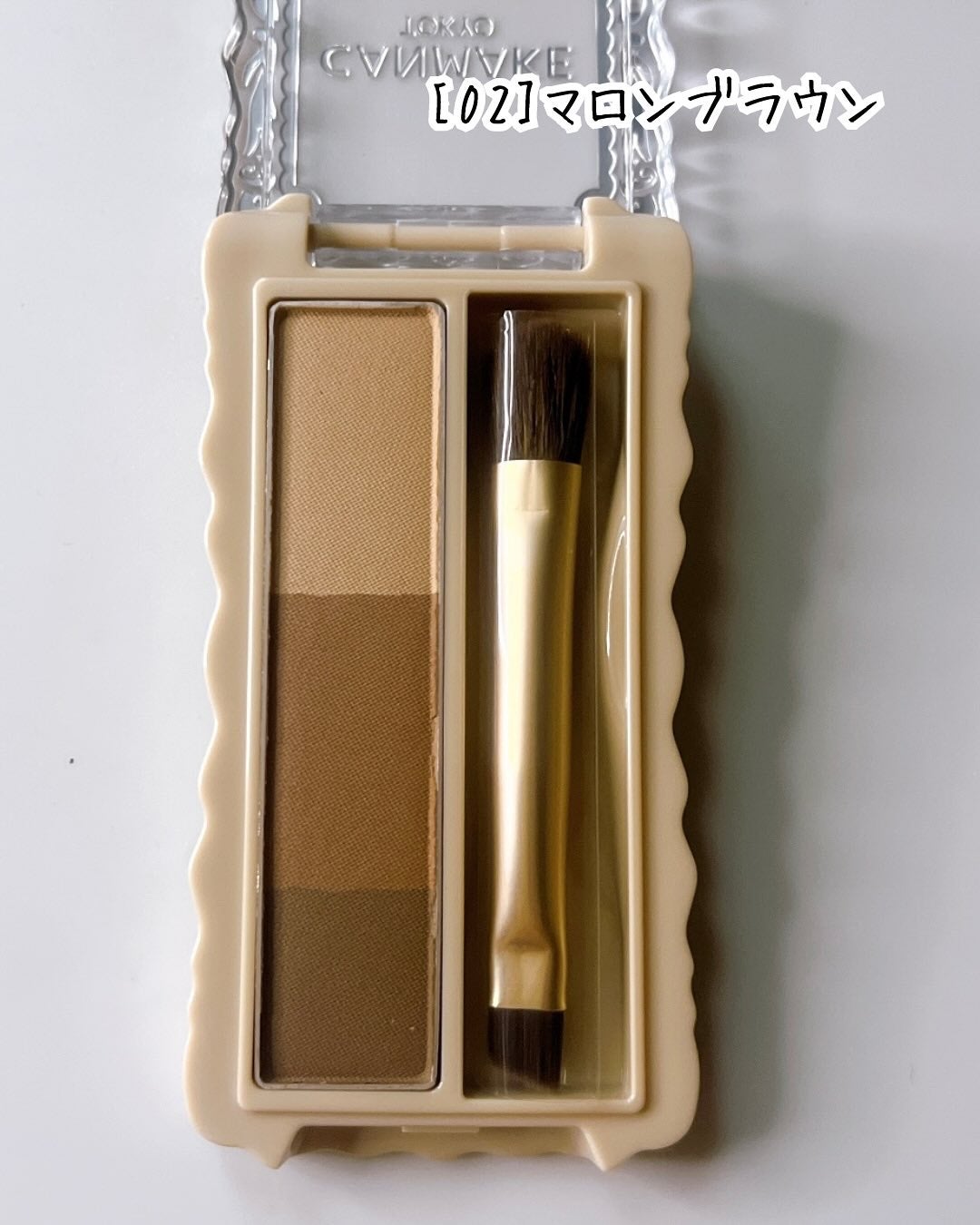 フィットスタイラーアイブロウ/キャンメイク/パウダーアイブロウを使ったクチコミ(3枚目)