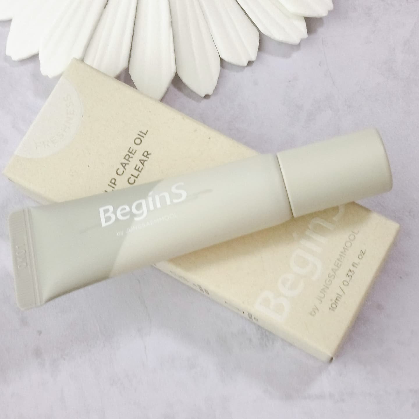 Lip Care Oil Clear/BeginS by JUNGSAEMMOOL/リップケアを使ったクチコミ（2枚目）