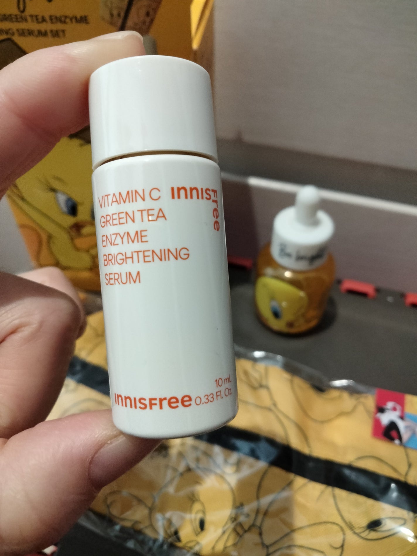 ビタC グリーンティーエンザイム ブライト セラム/innisfree/美容液を使ったクチコミ(3枚目)