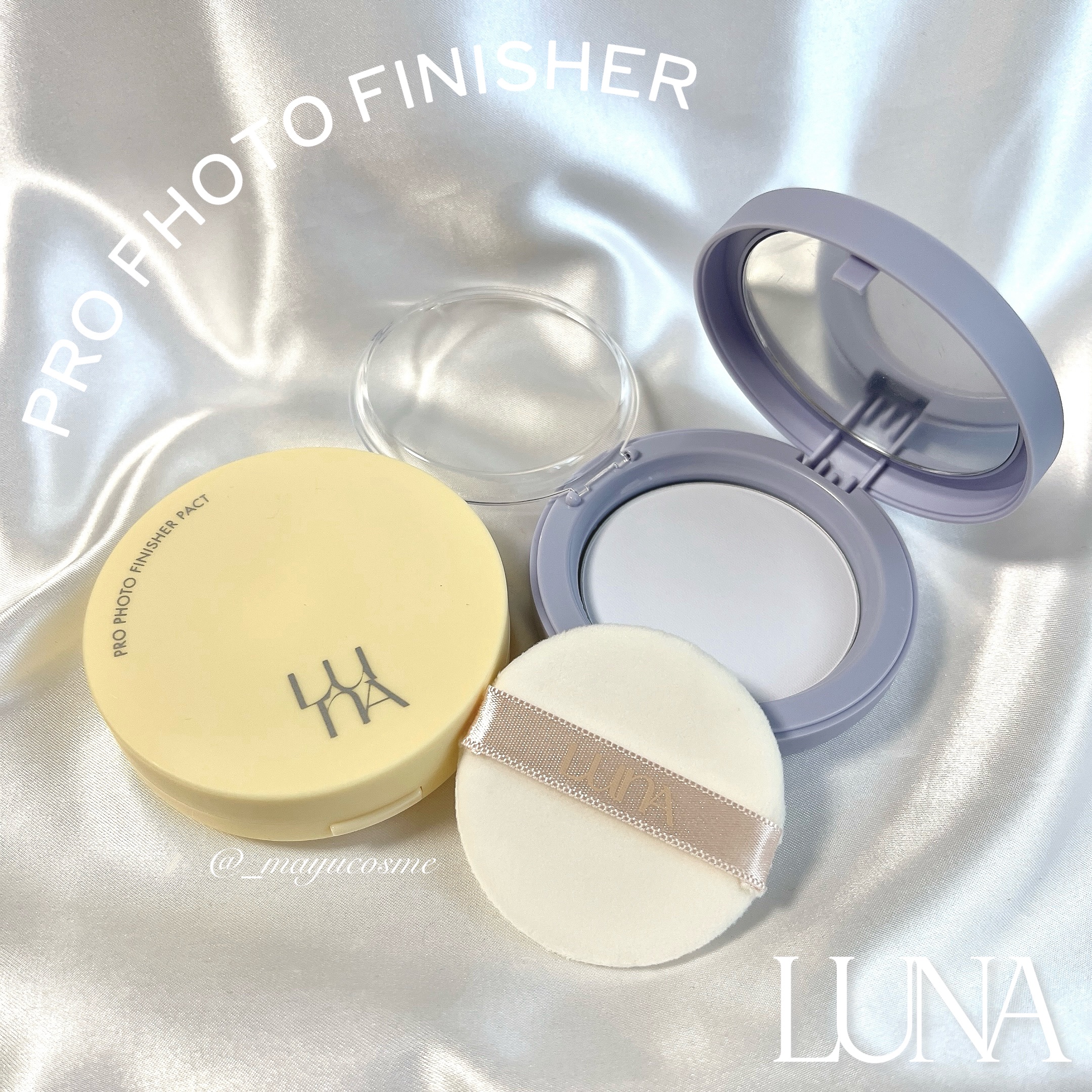 プロフォトフィニッシャー/LUNA/プレストパウダーを使ったクチコミ（1枚目）