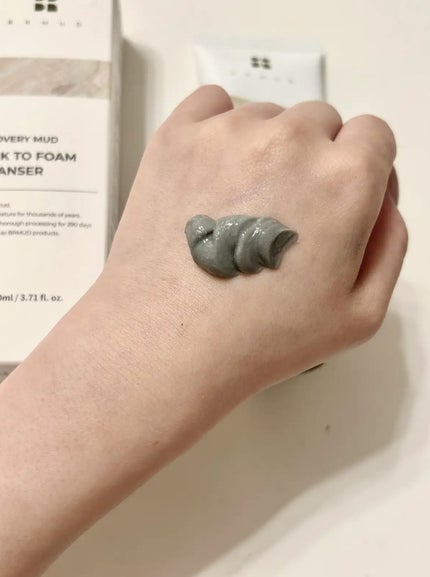 リカバリーマッドバックツーフォームクレンザー/BRMUD/洗顔フォームを使ったクチコミ(2枚目)