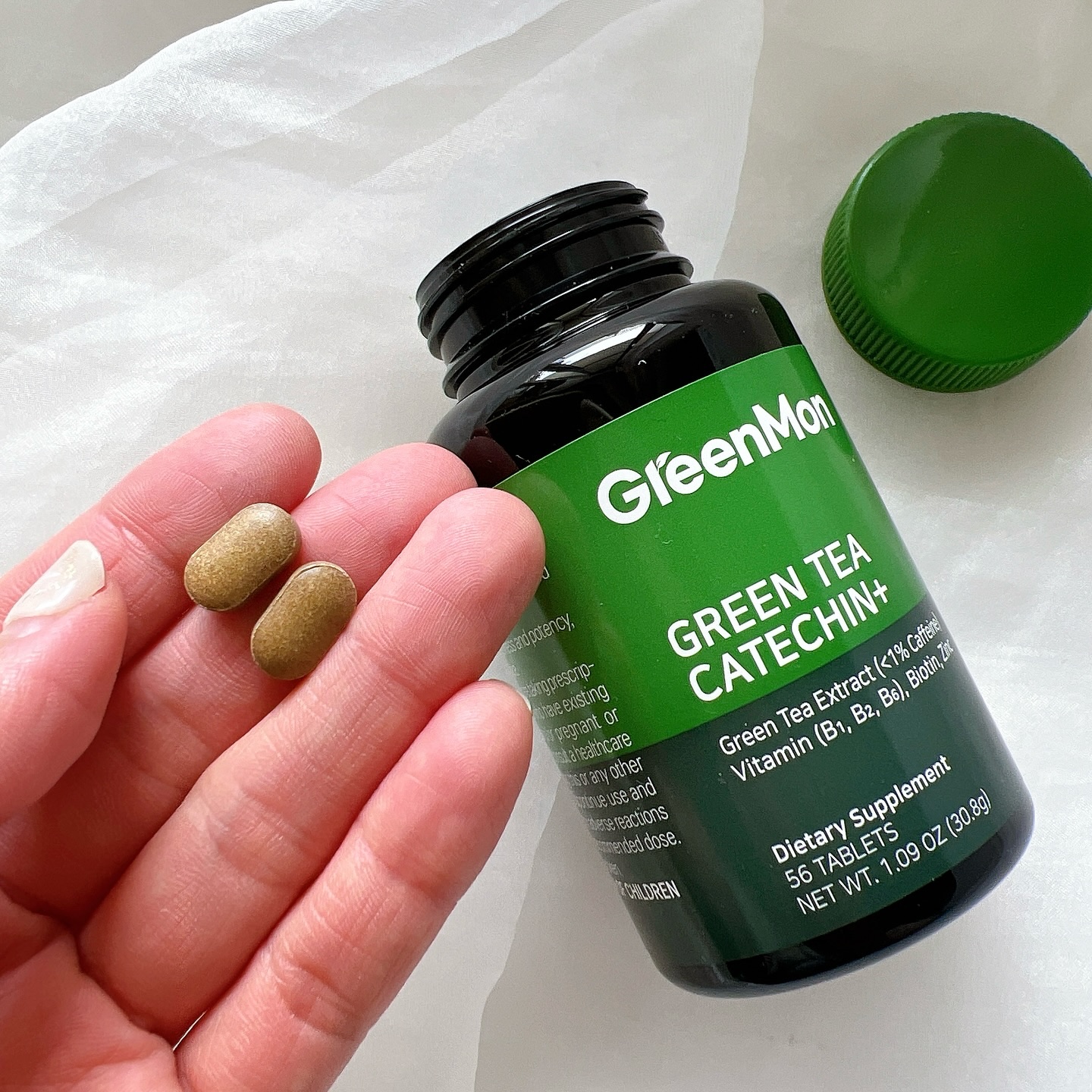 緑茶カテキン＋/グリーンモンスター/ボディサプリメントを使ったクチコミ（2枚目）