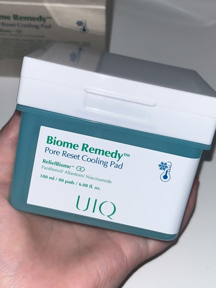 バイオームレメディポアリセットクーリングパッド/UIQ/トナーパッドを使ったクチコミ(1枚目)