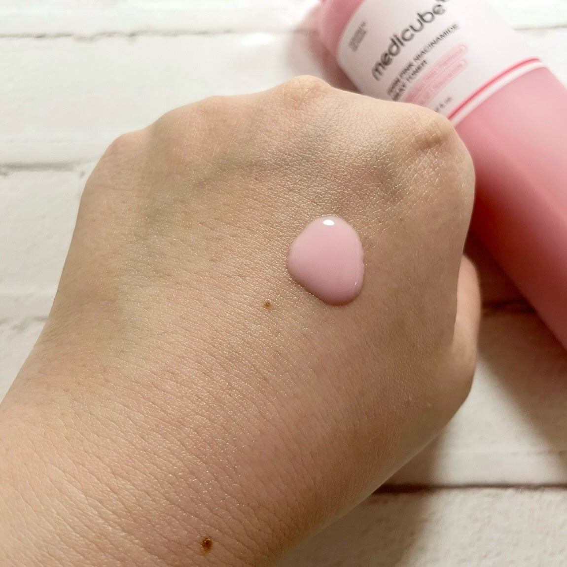 PDRNピンクナイアシンアミドミルキートナー/MEDICUBE/化粧水を使ったクチコミ(3枚目)